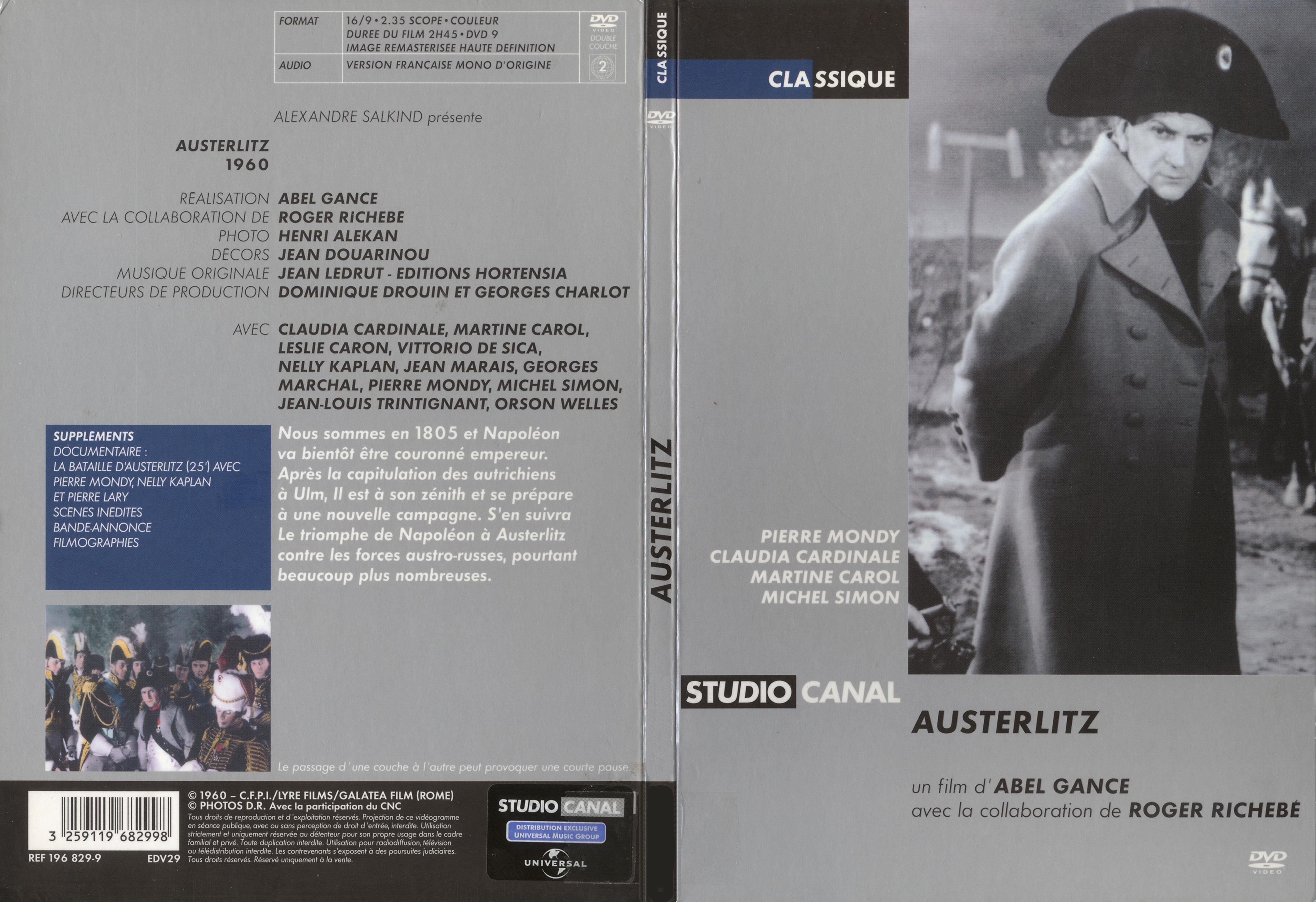 Jaquette DVD Austerlitz v2