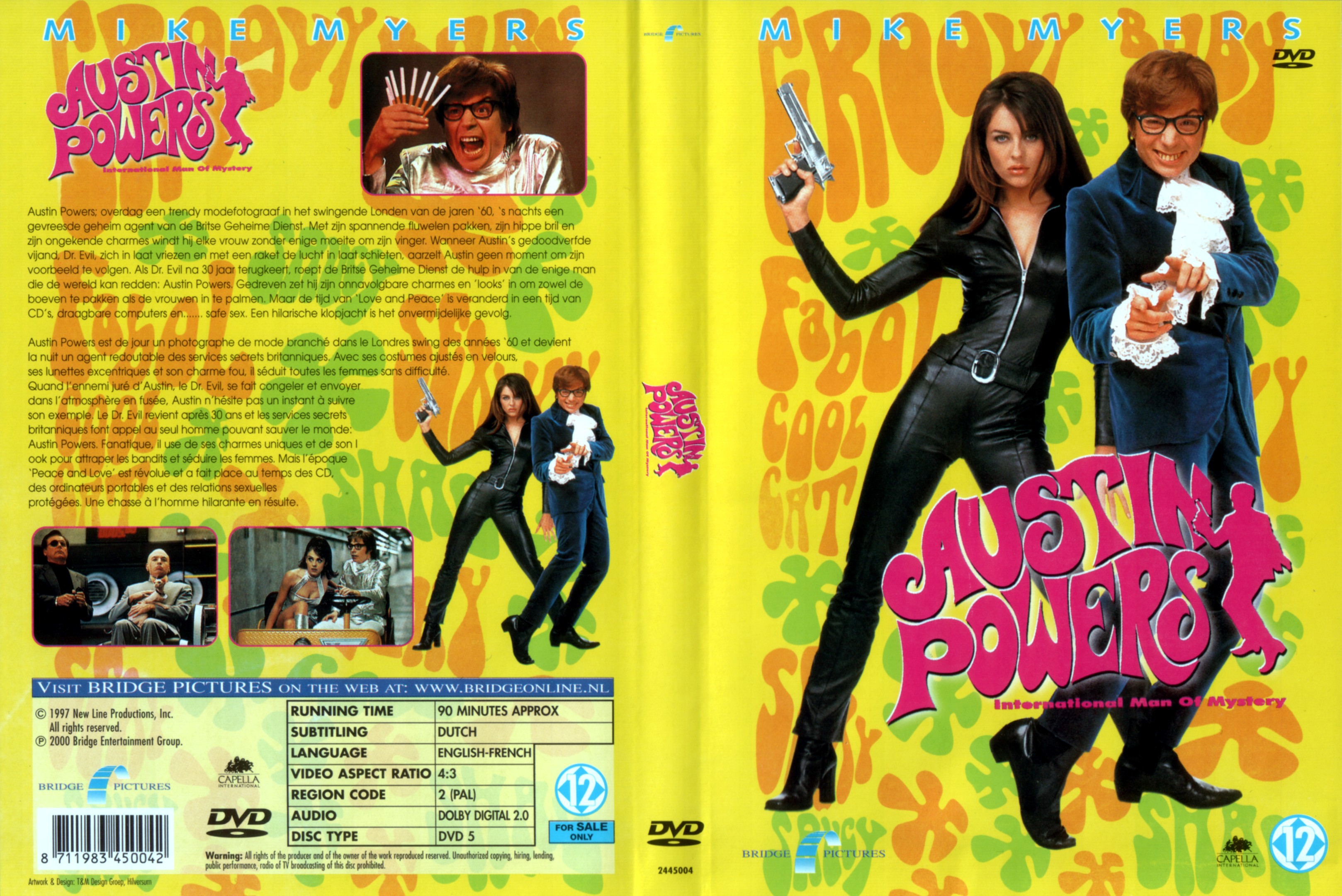 Jaquette DVD Austin Powers