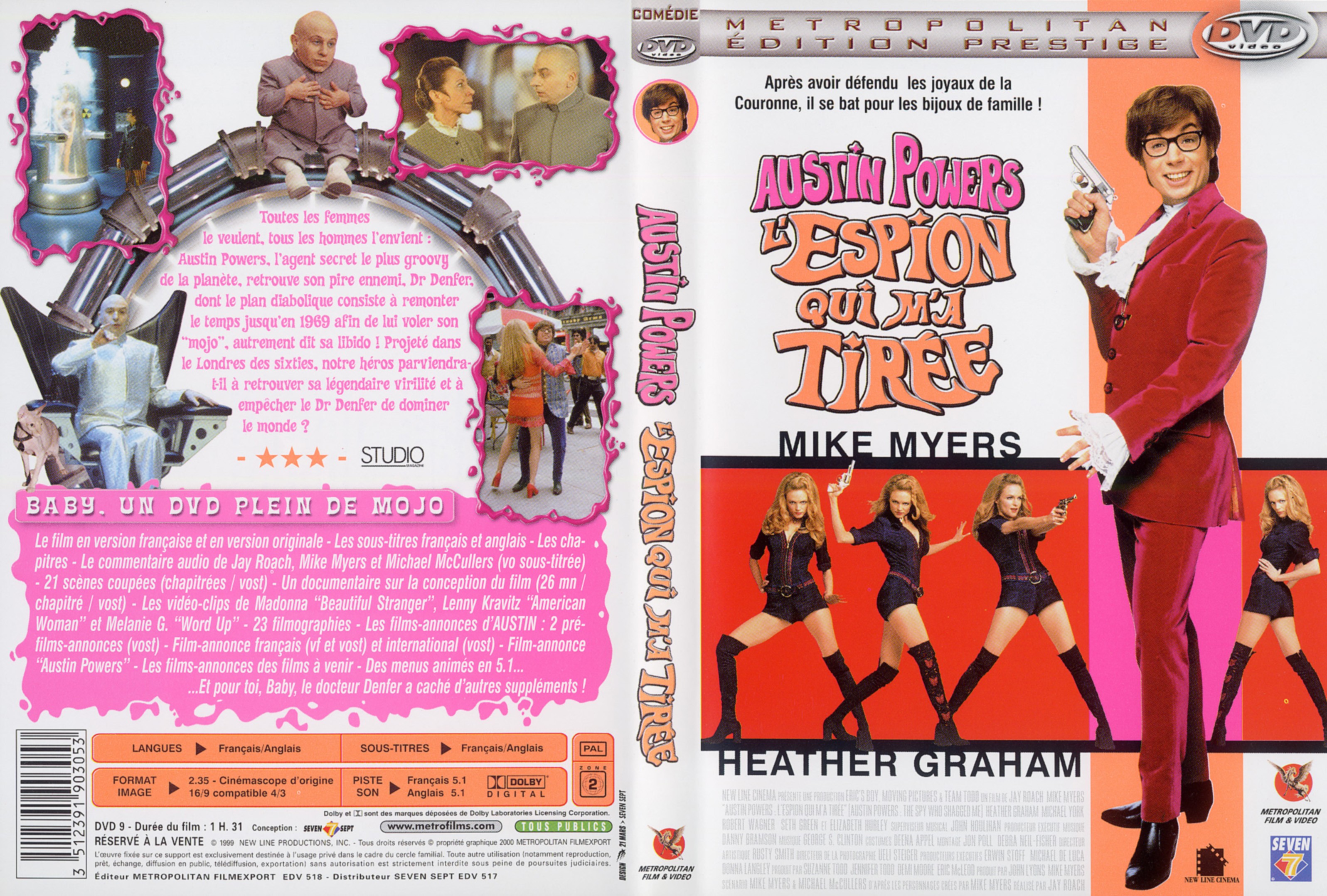 Jaquette DVD Austin Powers L