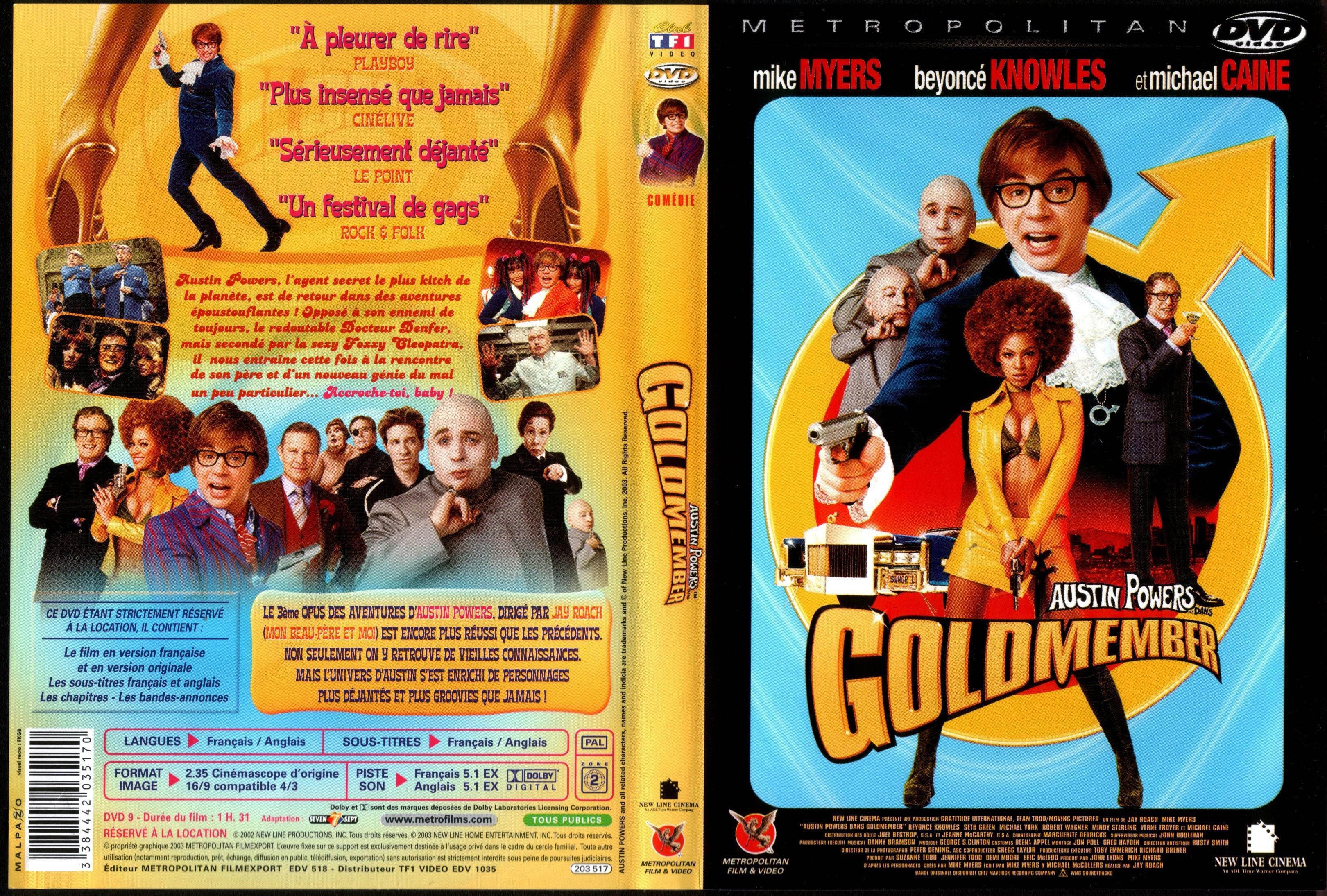 Jaquette DVD Austin Powers in Goldmember