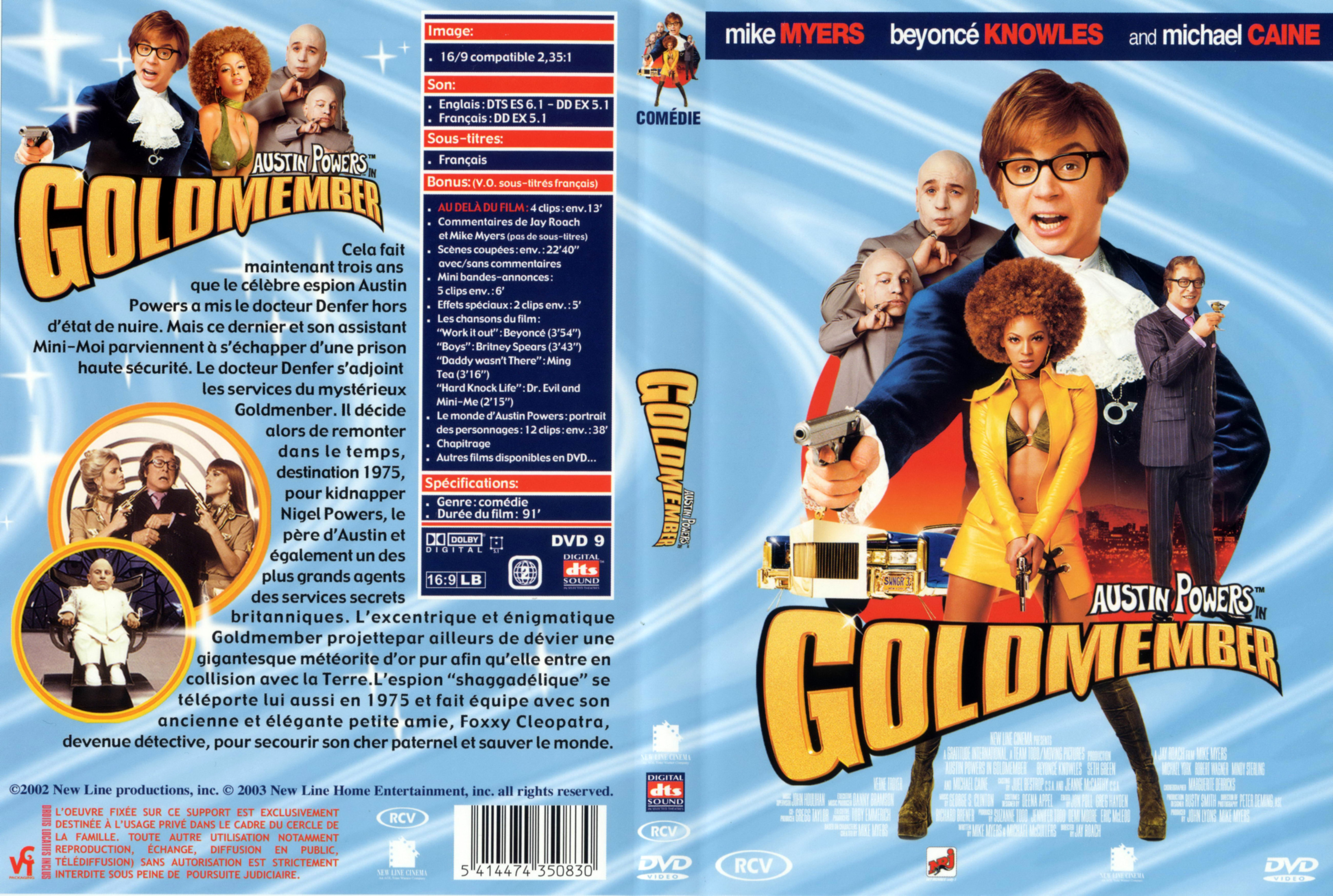 Jaquette DVD Austin Powers in Goldmember v2