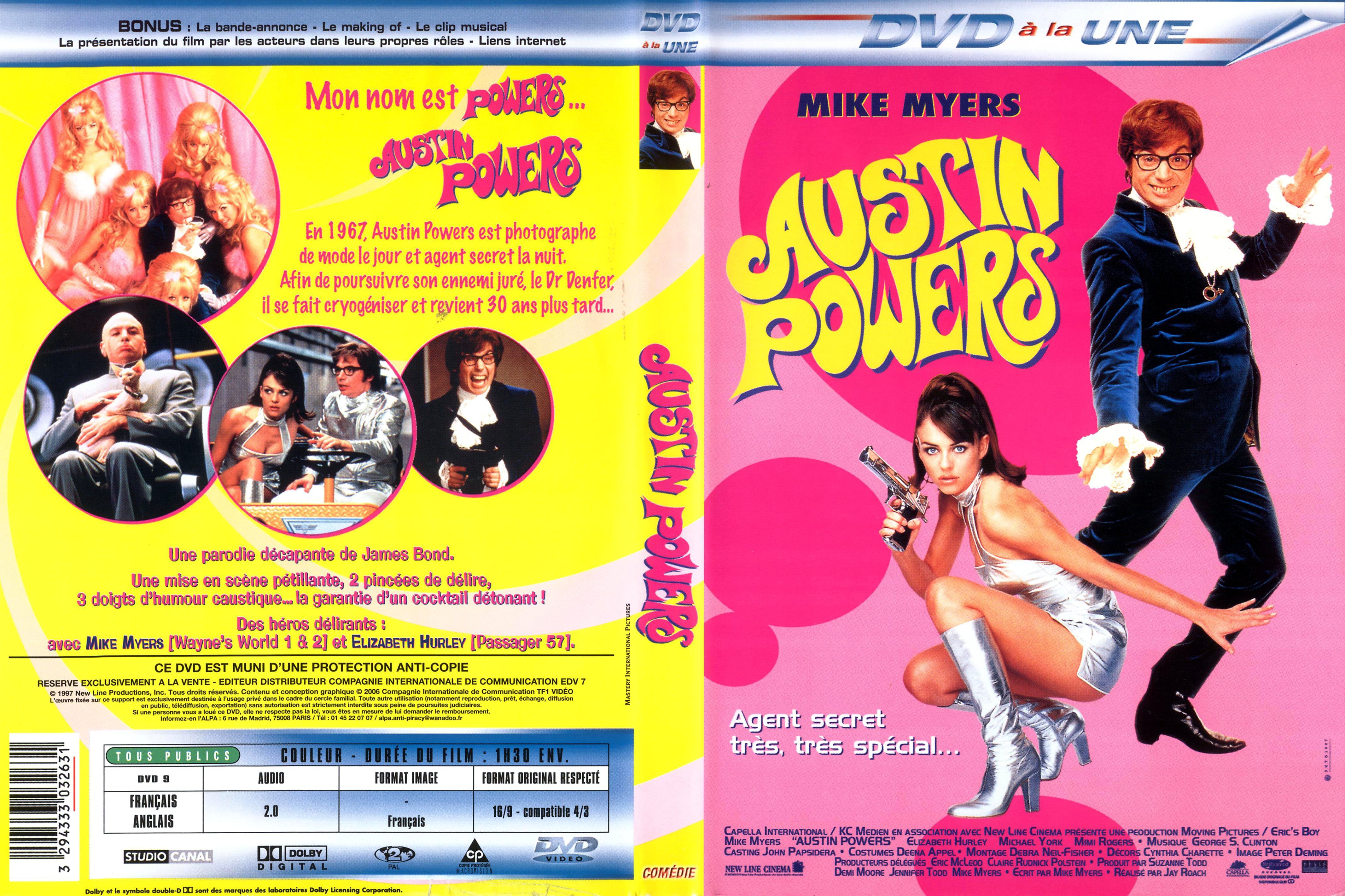 Jaquette DVD Austin Powers v2
