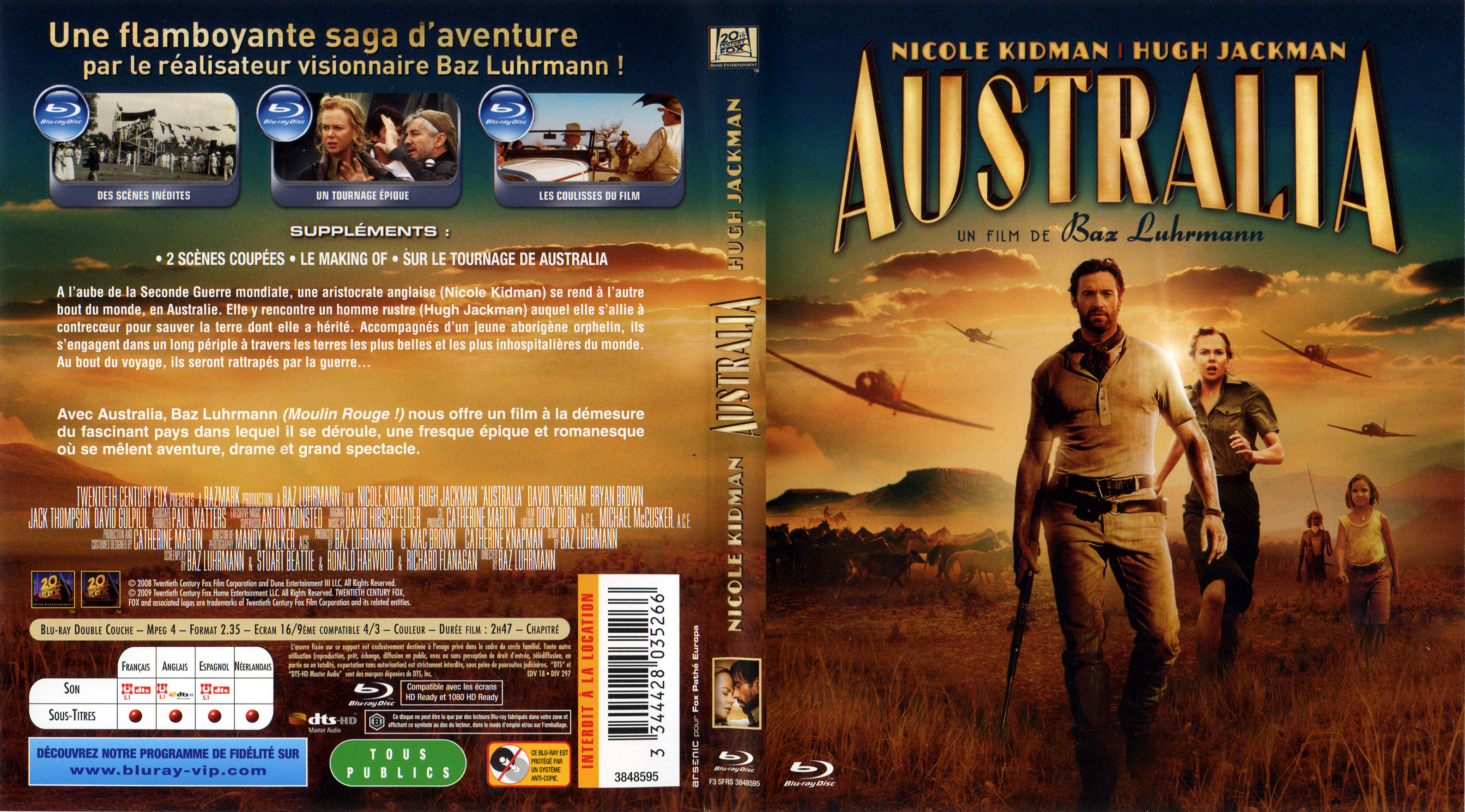 Jaquette DVD Australia (BLU-RAY)