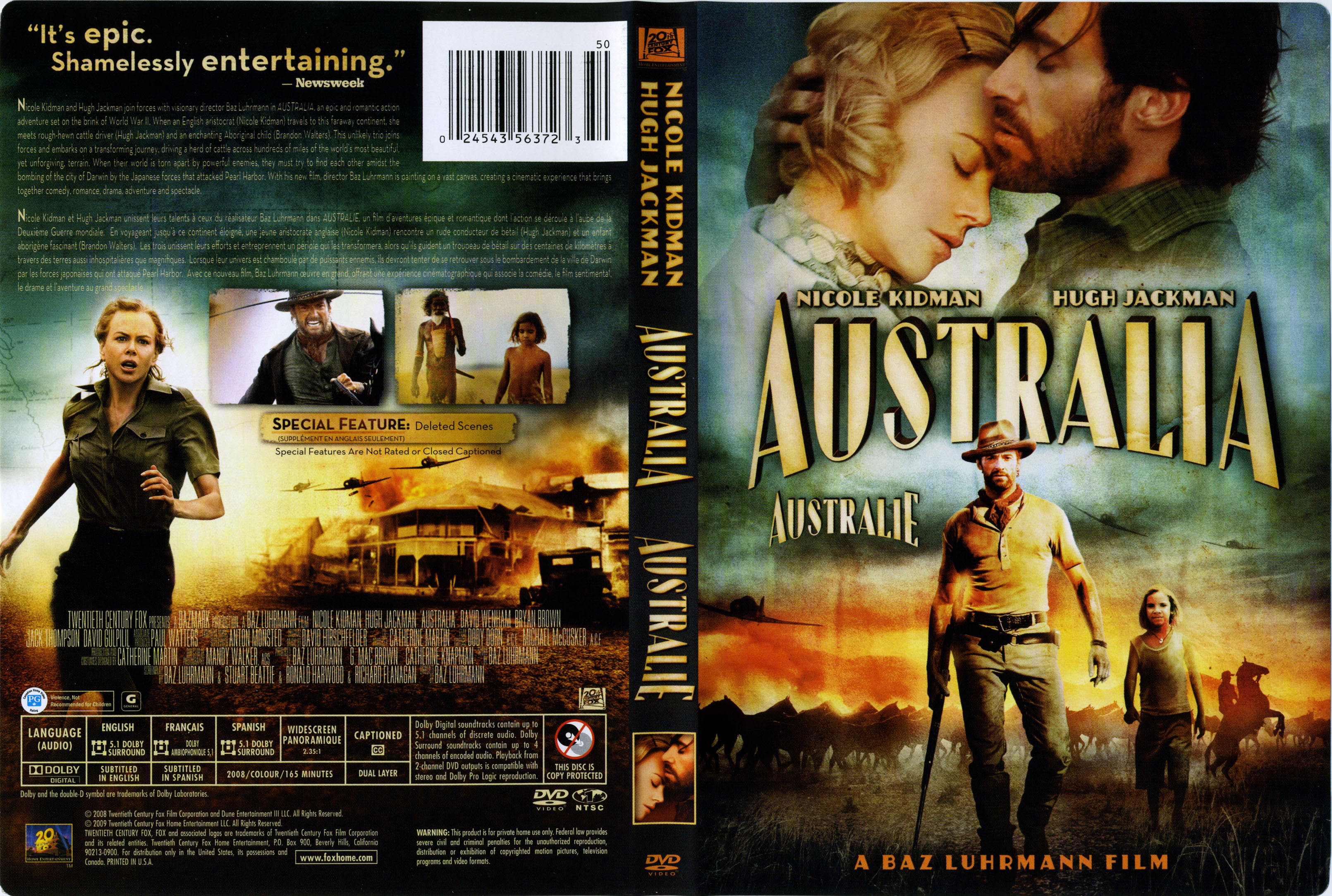 Jaquette DVD Australia - Australie (Canadienne)