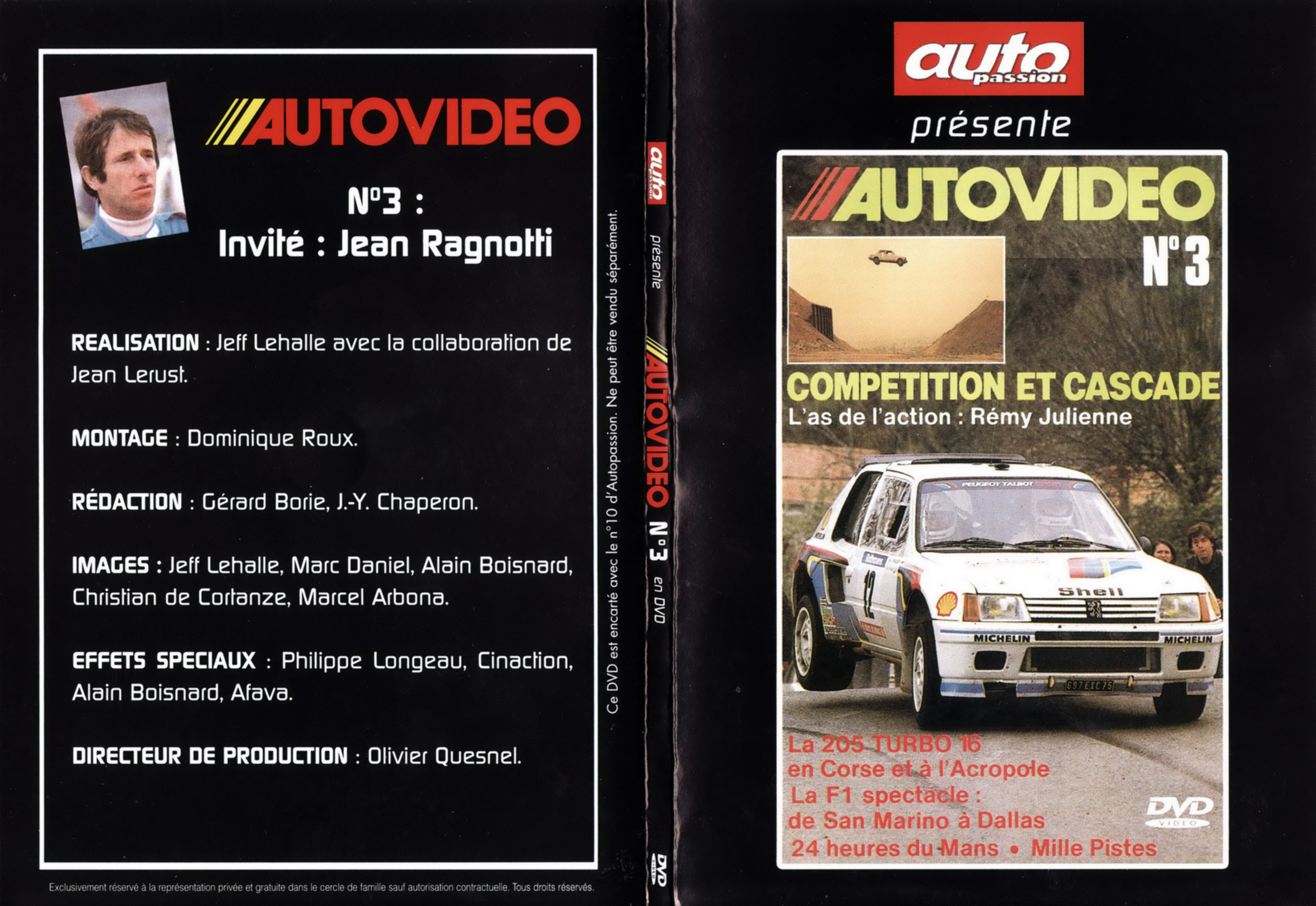 Jaquette DVD Auto video vol 03