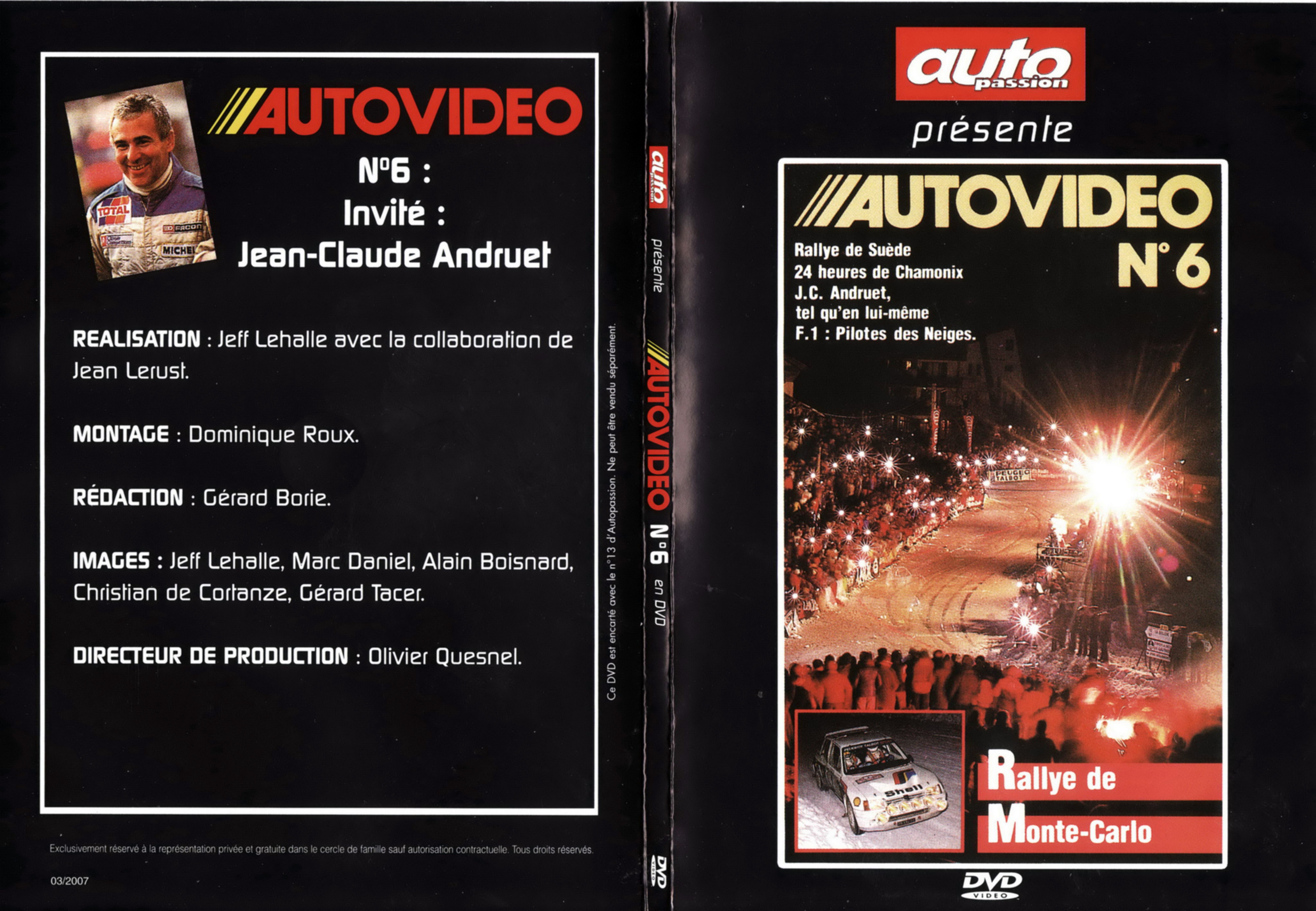 Jaquette DVD Auto video vol 06
