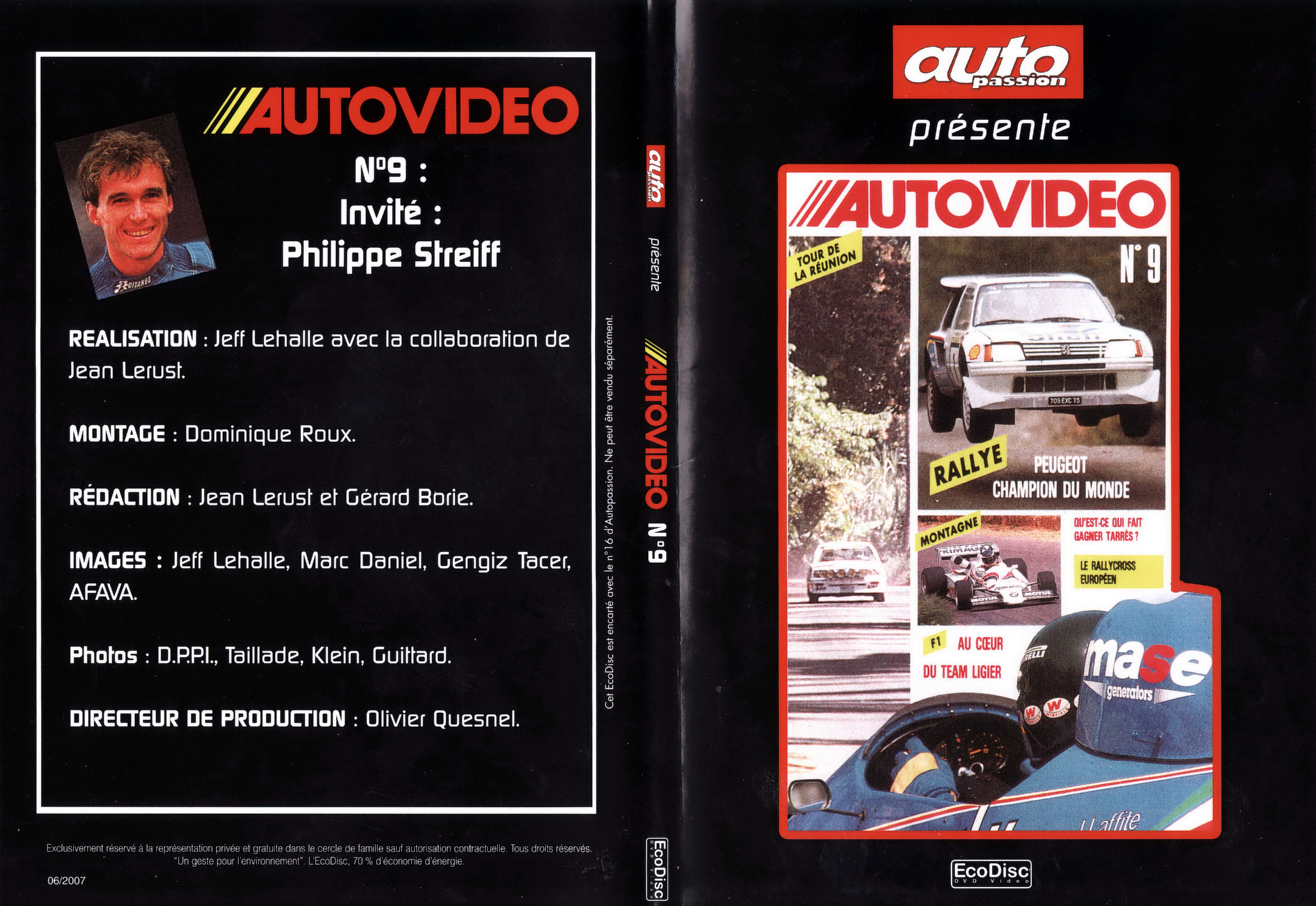 Jaquette DVD Auto video vol 09