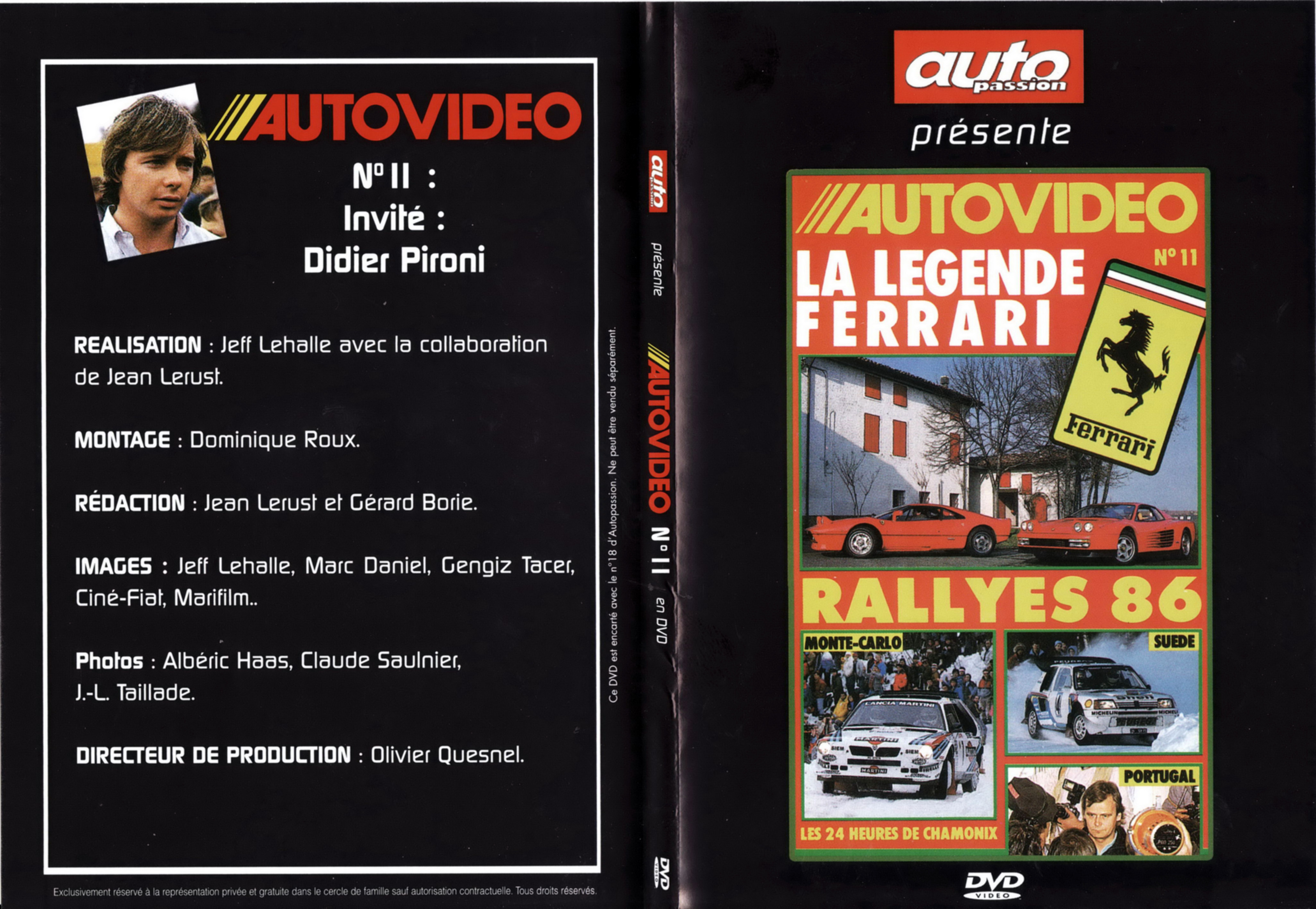 Jaquette DVD Auto video vol 11