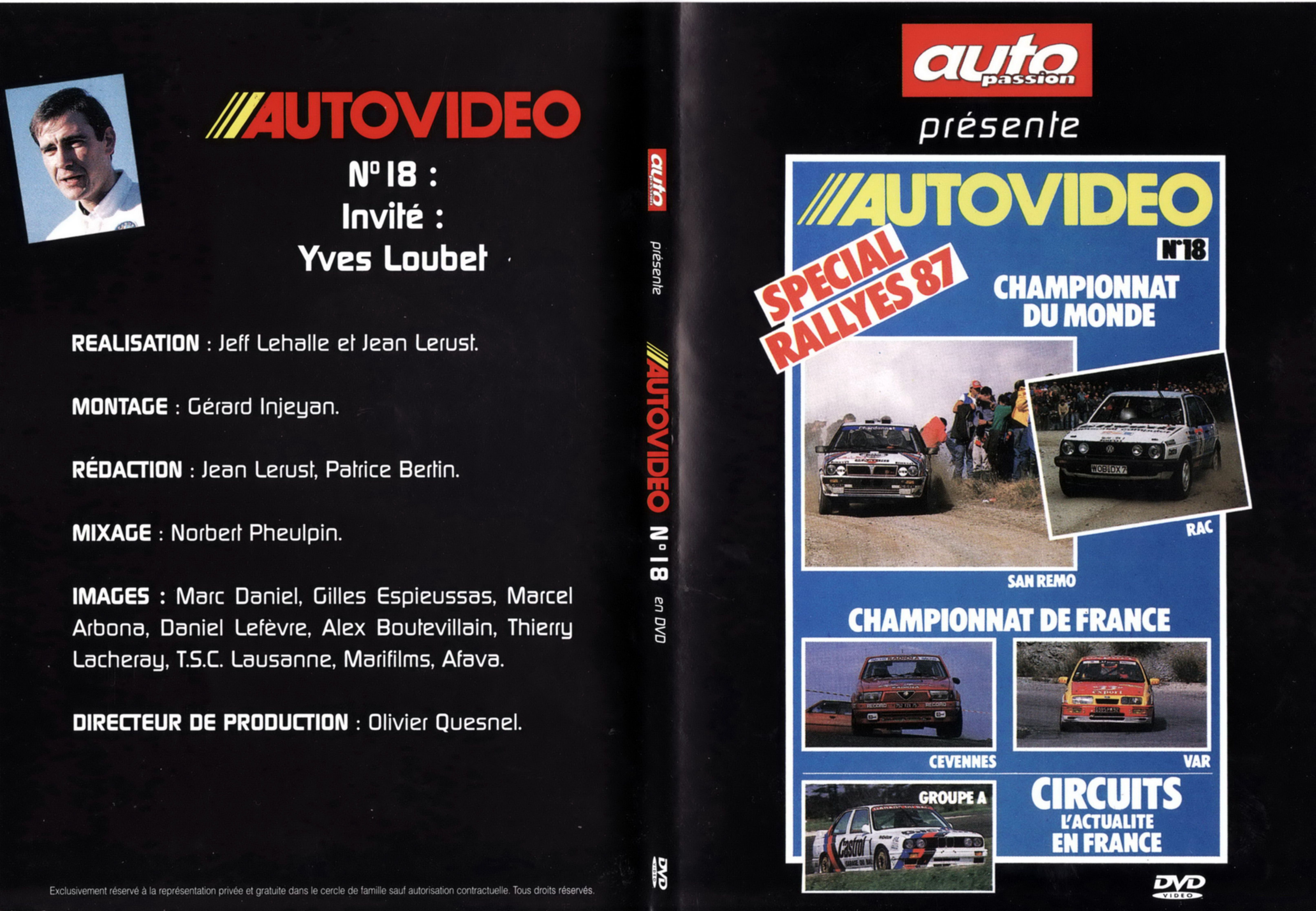 Jaquette DVD Auto video vol 18