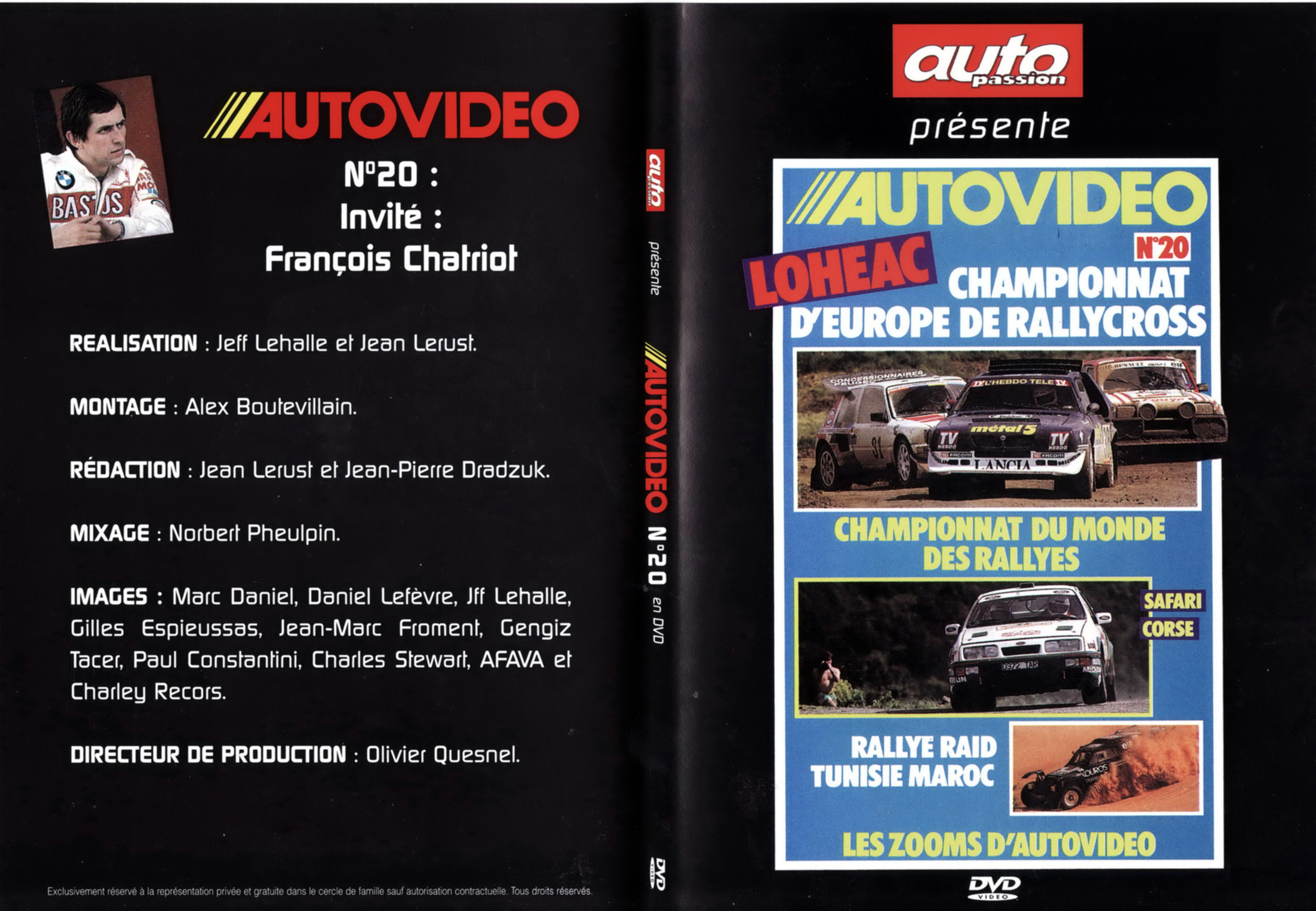 Jaquette DVD Auto video vol 20