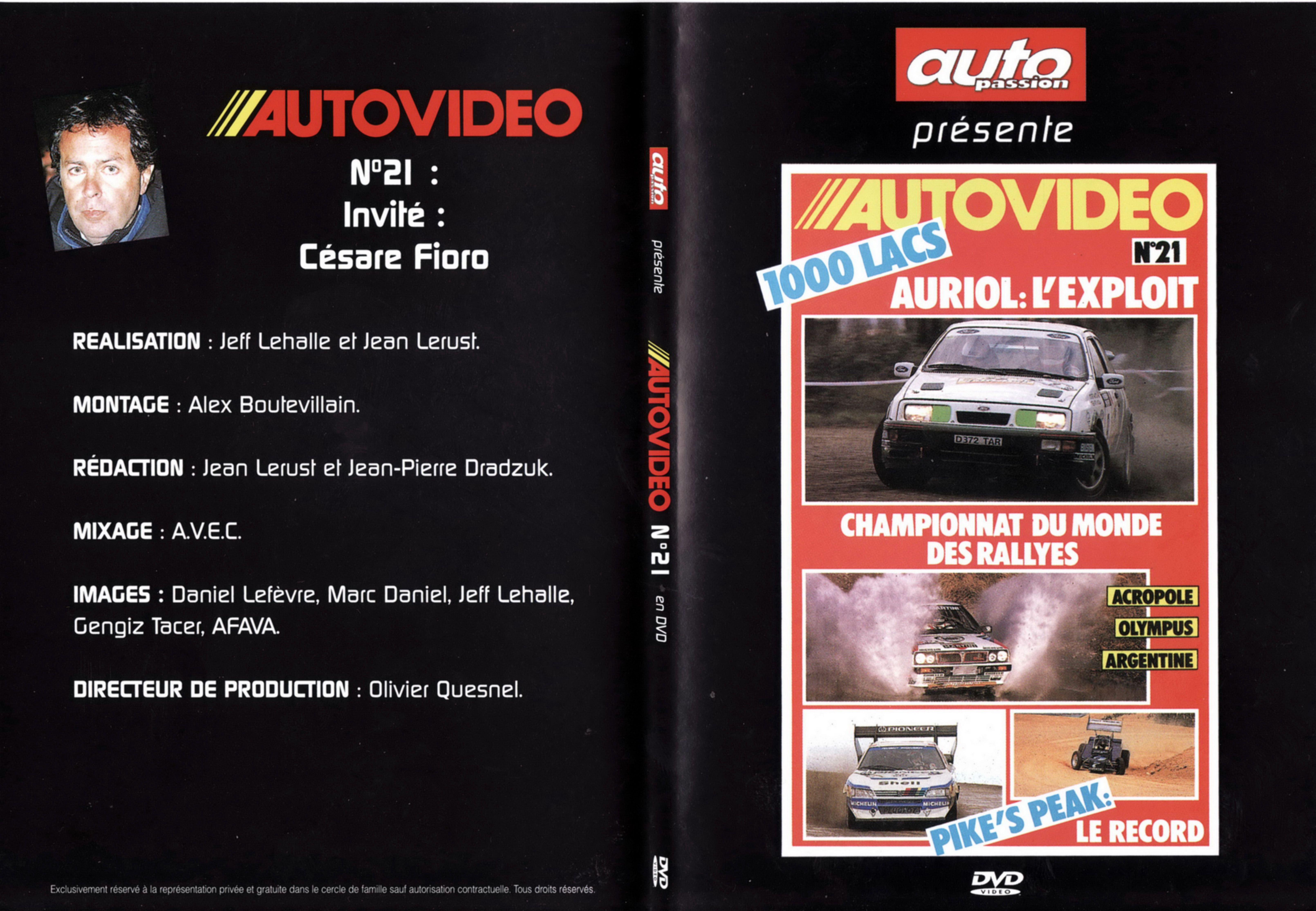 Jaquette DVD Auto video vol 21
