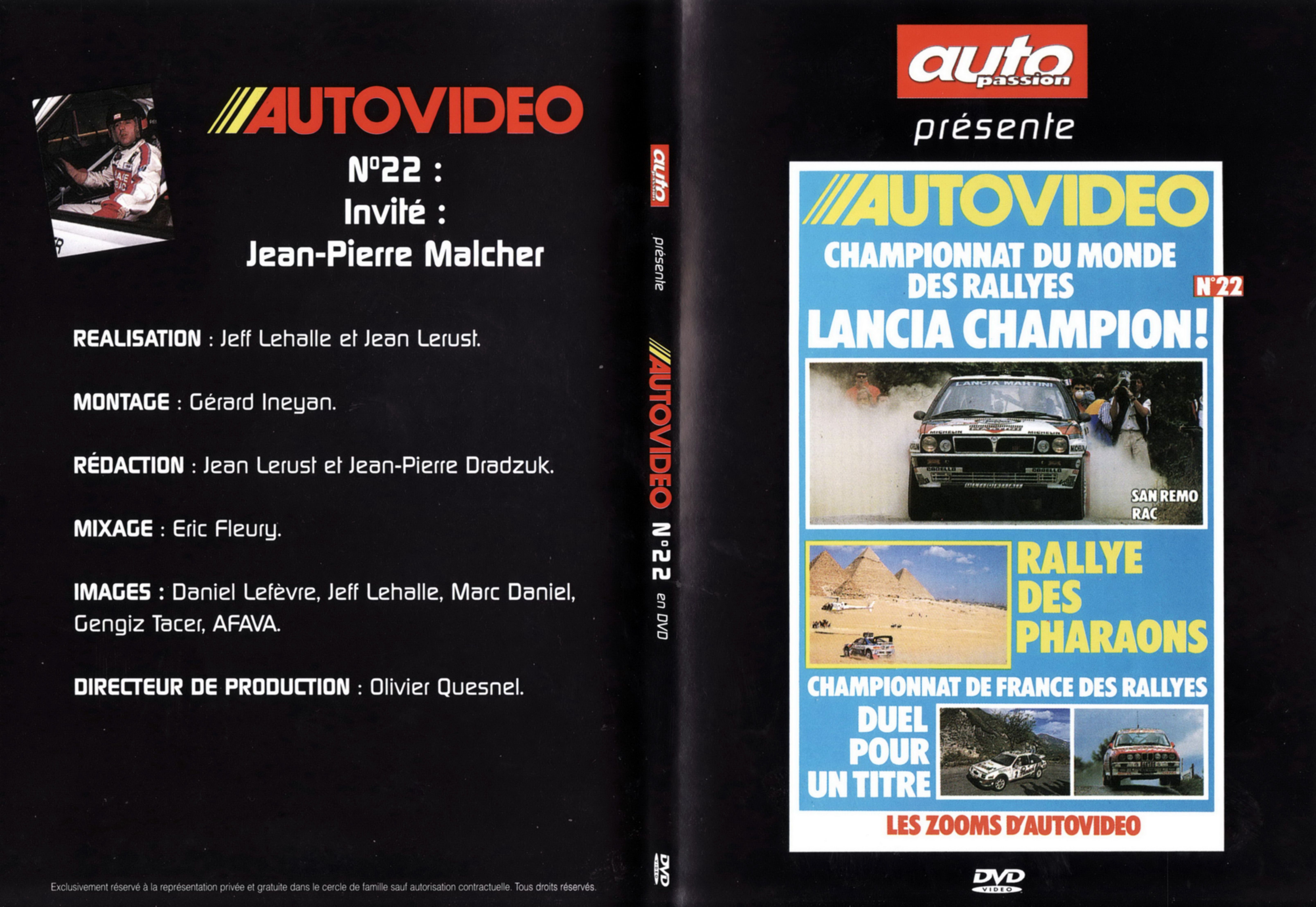 Jaquette DVD Auto video vol 22