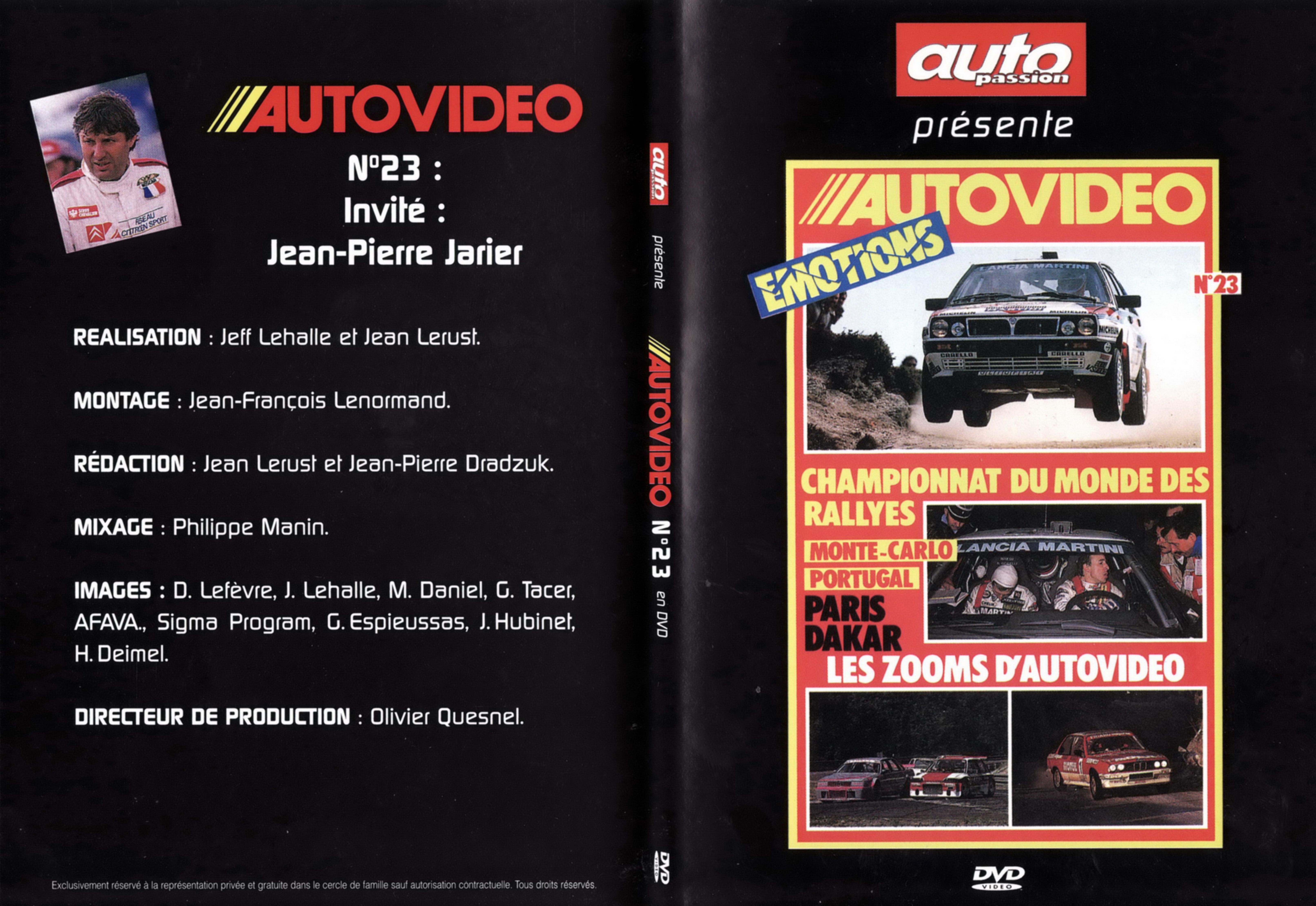 Jaquette DVD Auto video vol 23