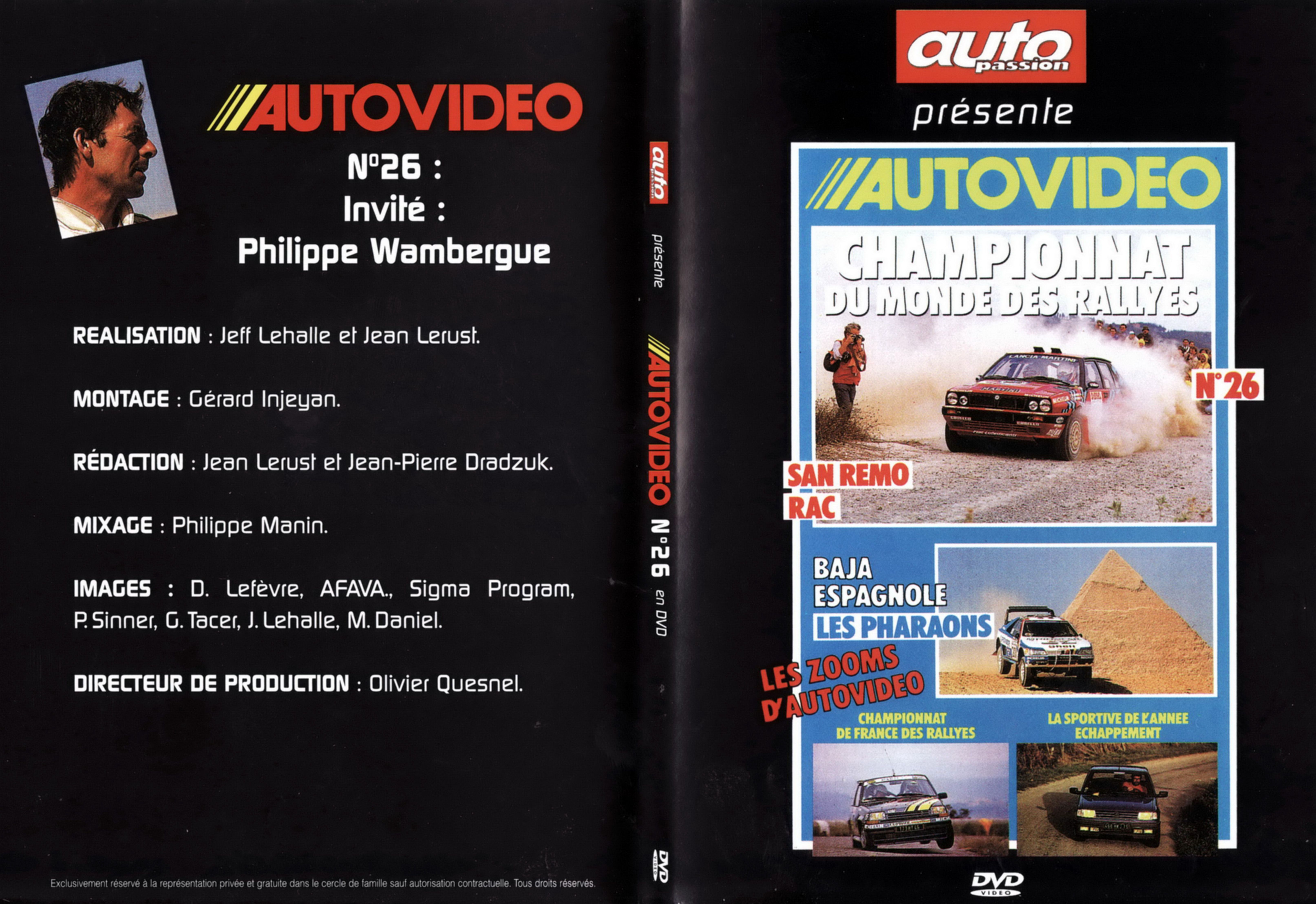 Jaquette DVD Auto video vol 26