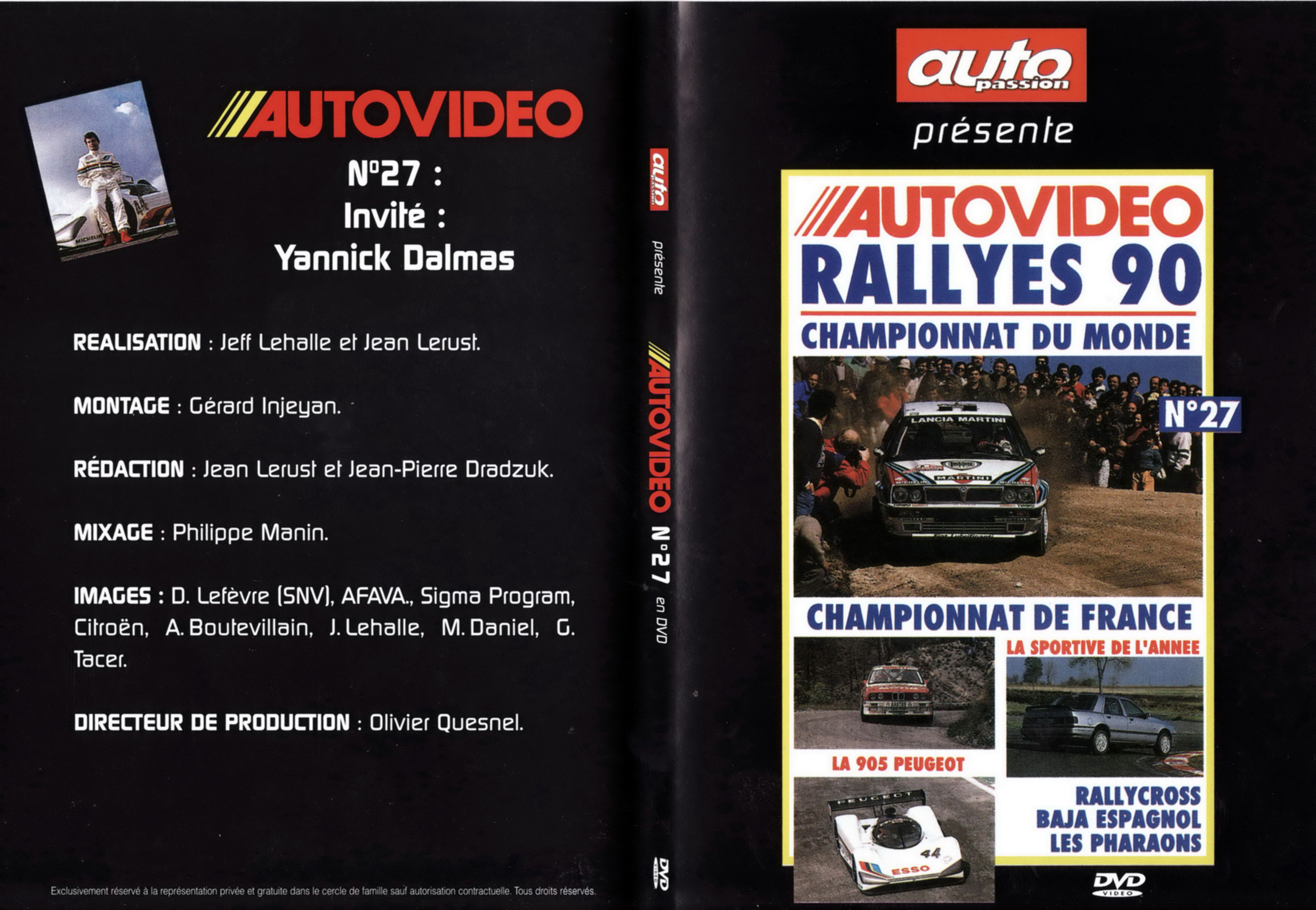 Jaquette DVD Auto video vol 27