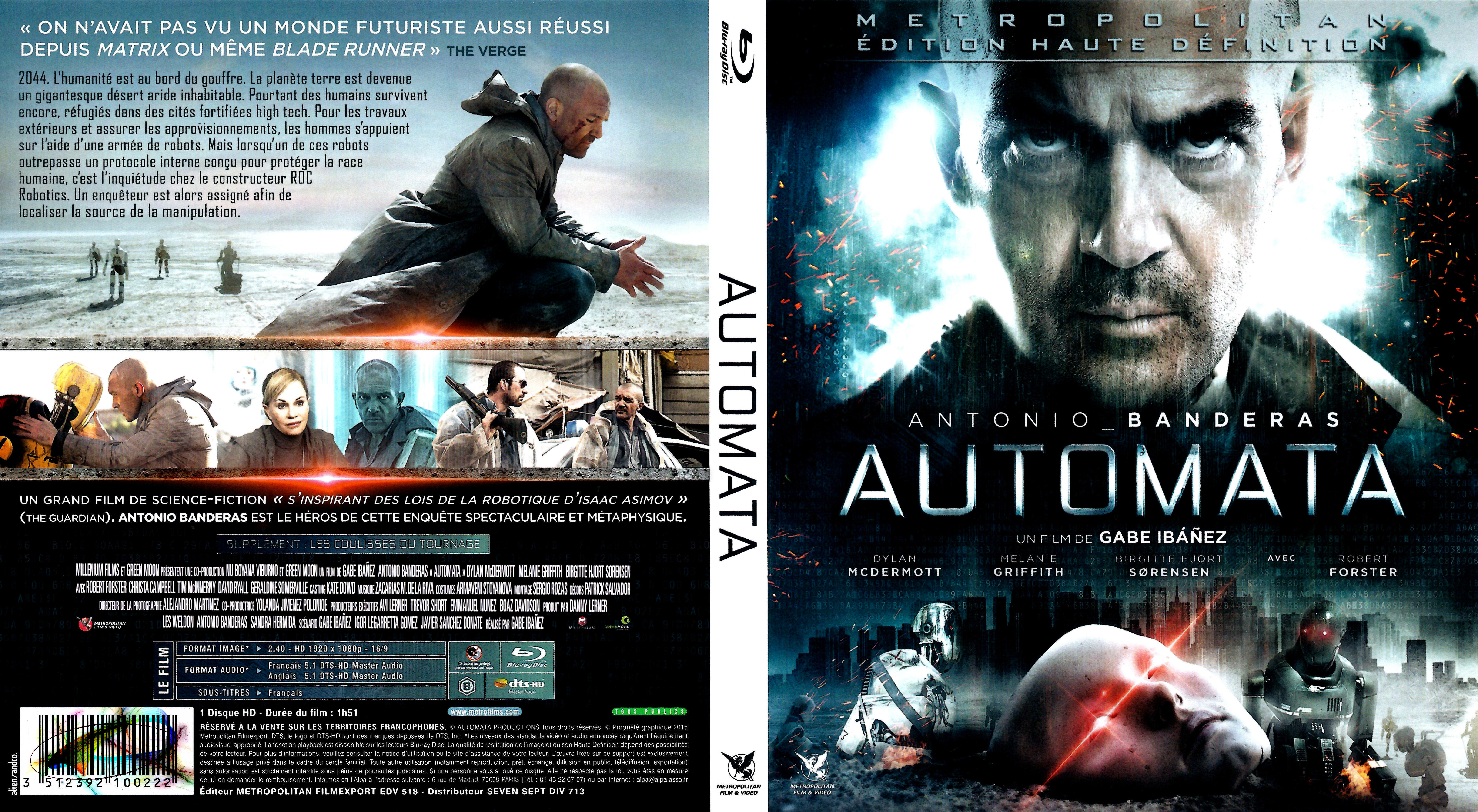 Jaquette DVD Automata (BLU-RAY)