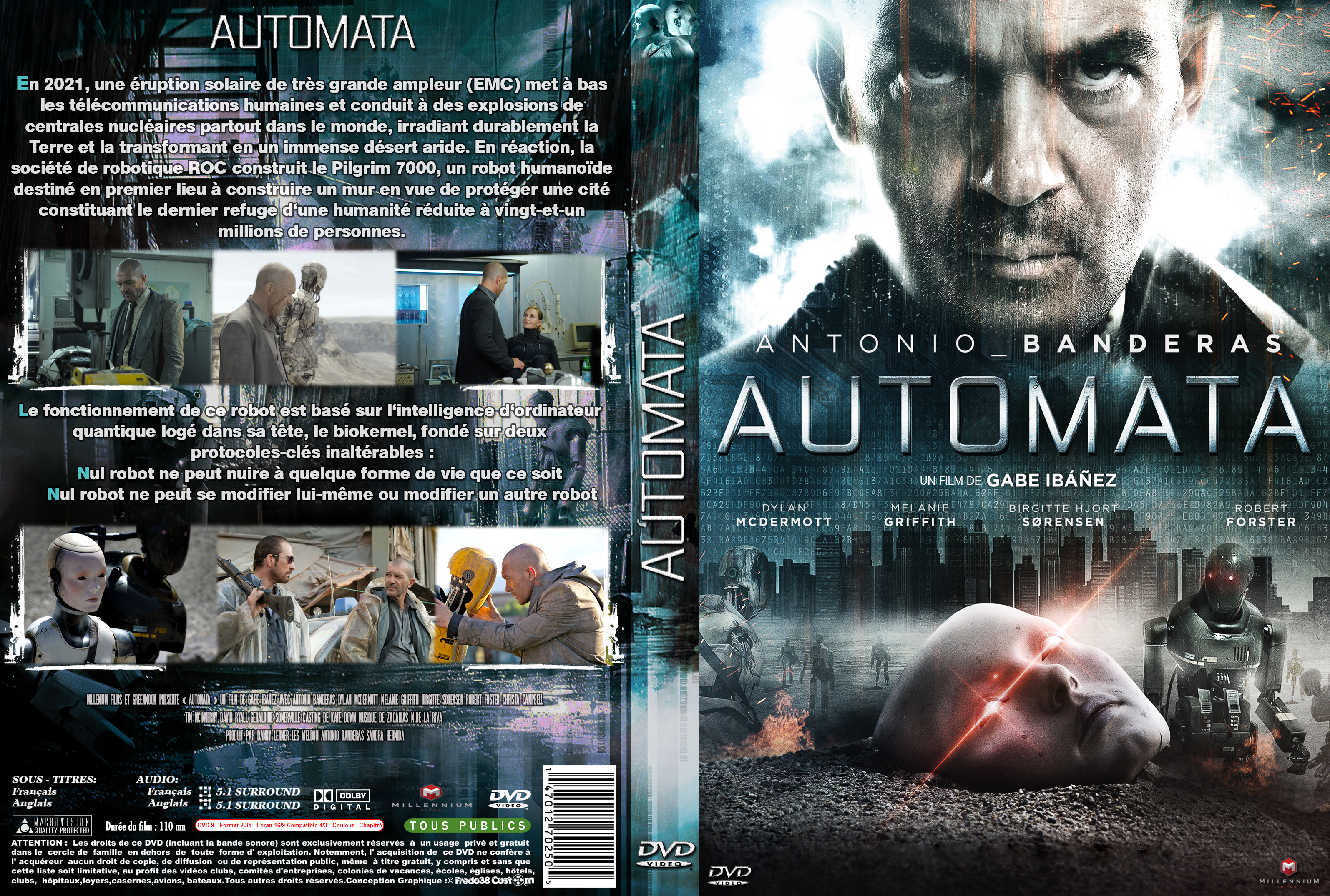 Jaquette DVD Automata custom