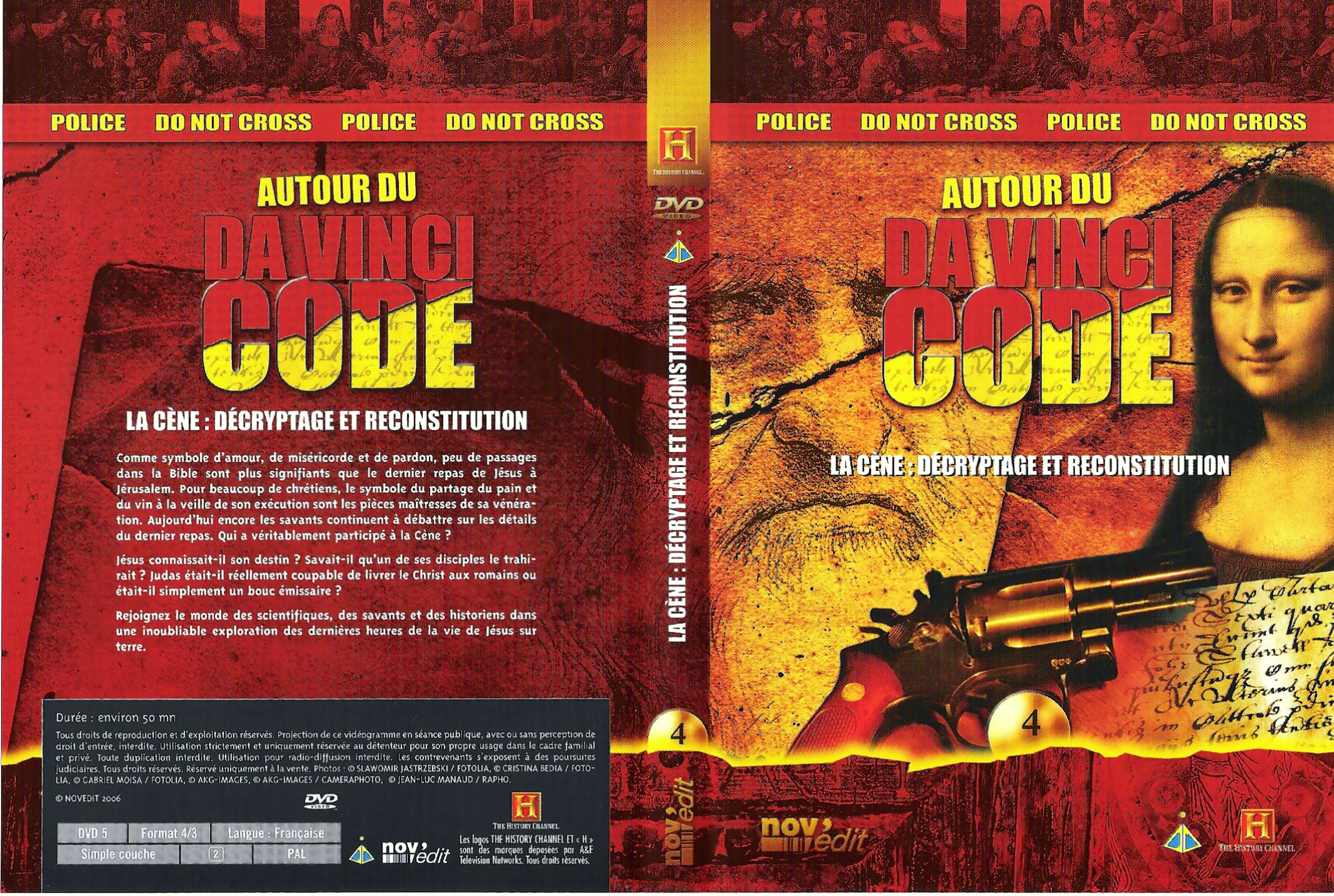 Jaquette DVD Autour du Da Vinci Code - La c�ne decryptage et reconstition