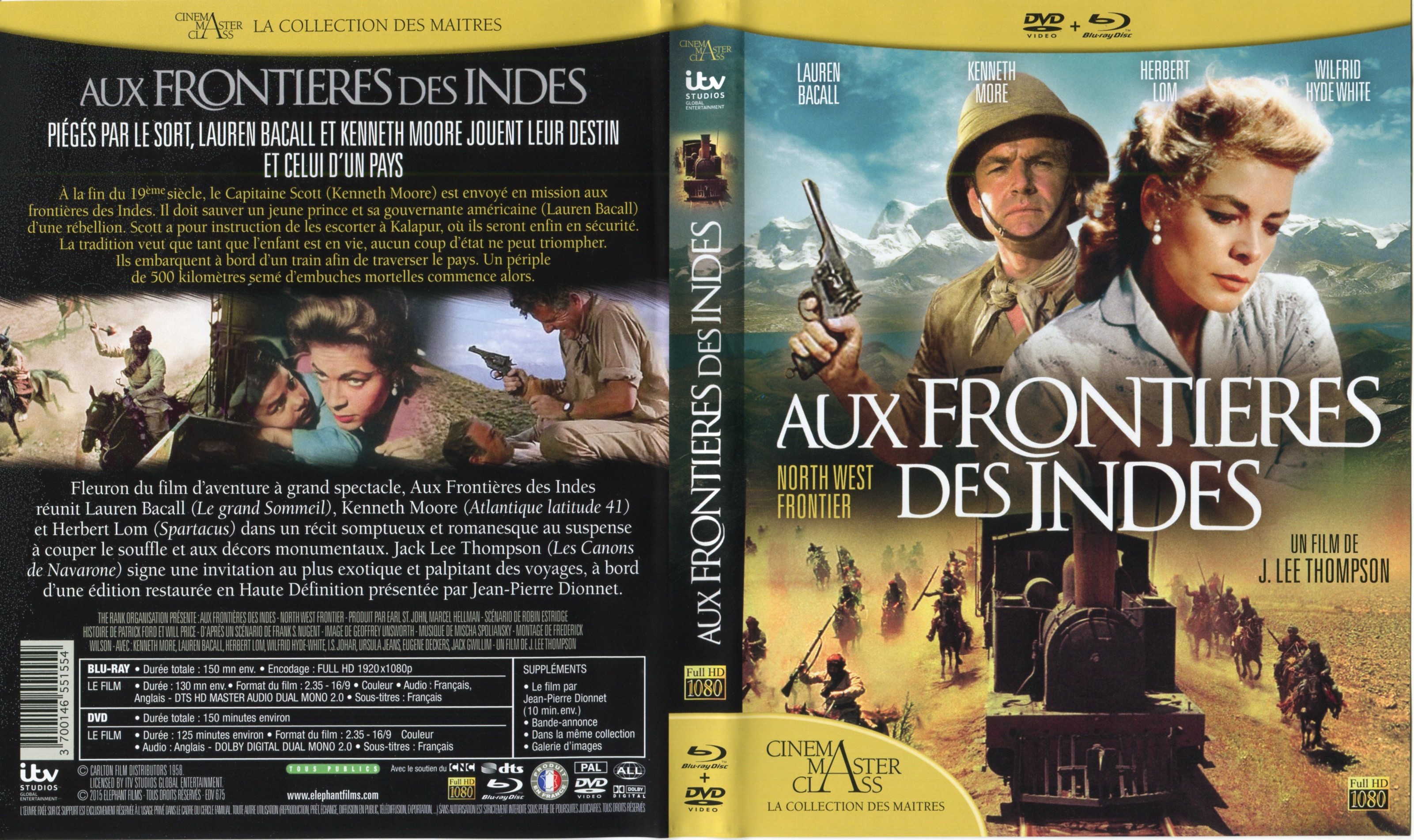 Jaquette DVD Aux frontieres des Indes (BLU-RAY)