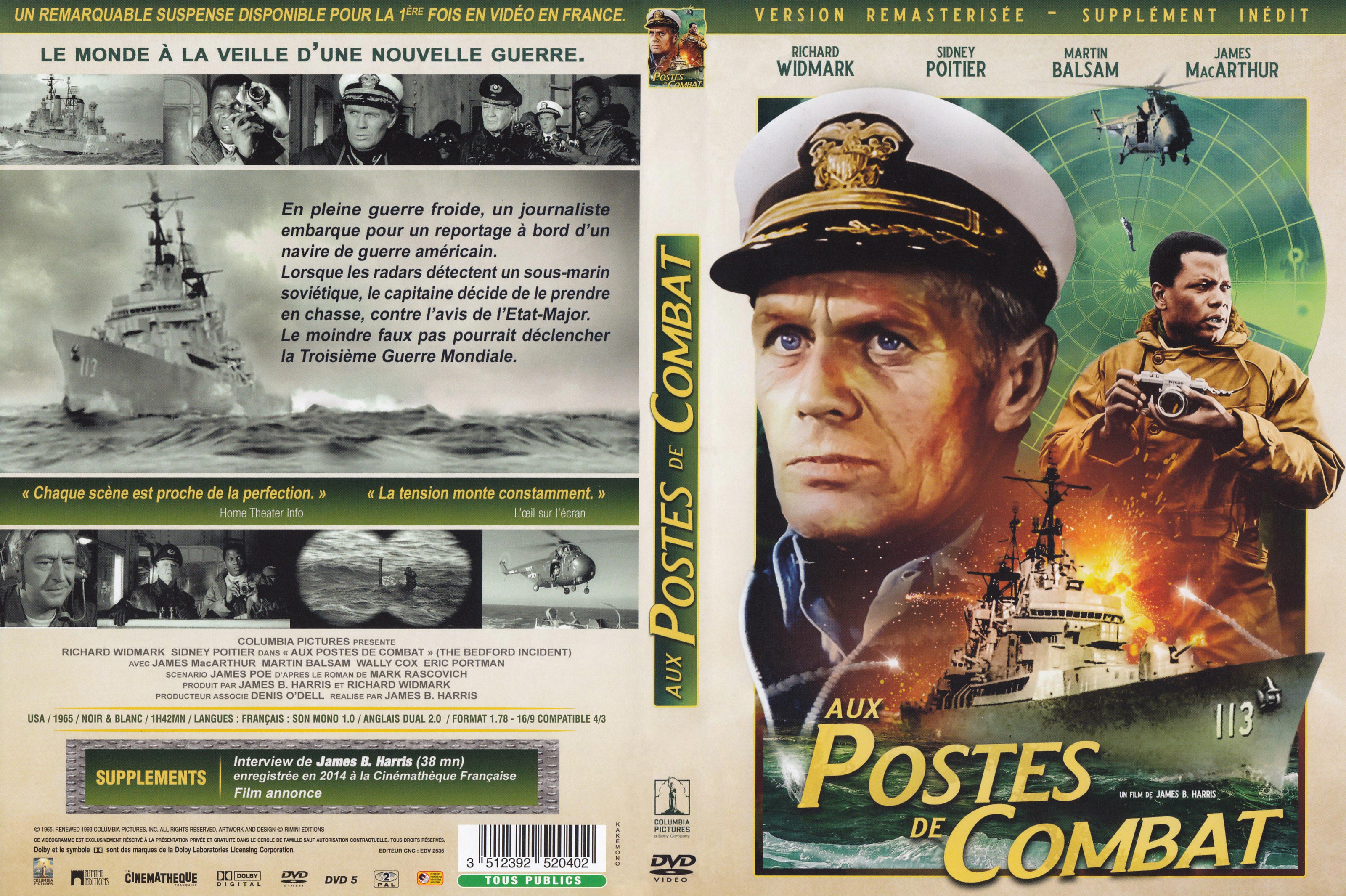 Jaquette DVD Aux postes de combat