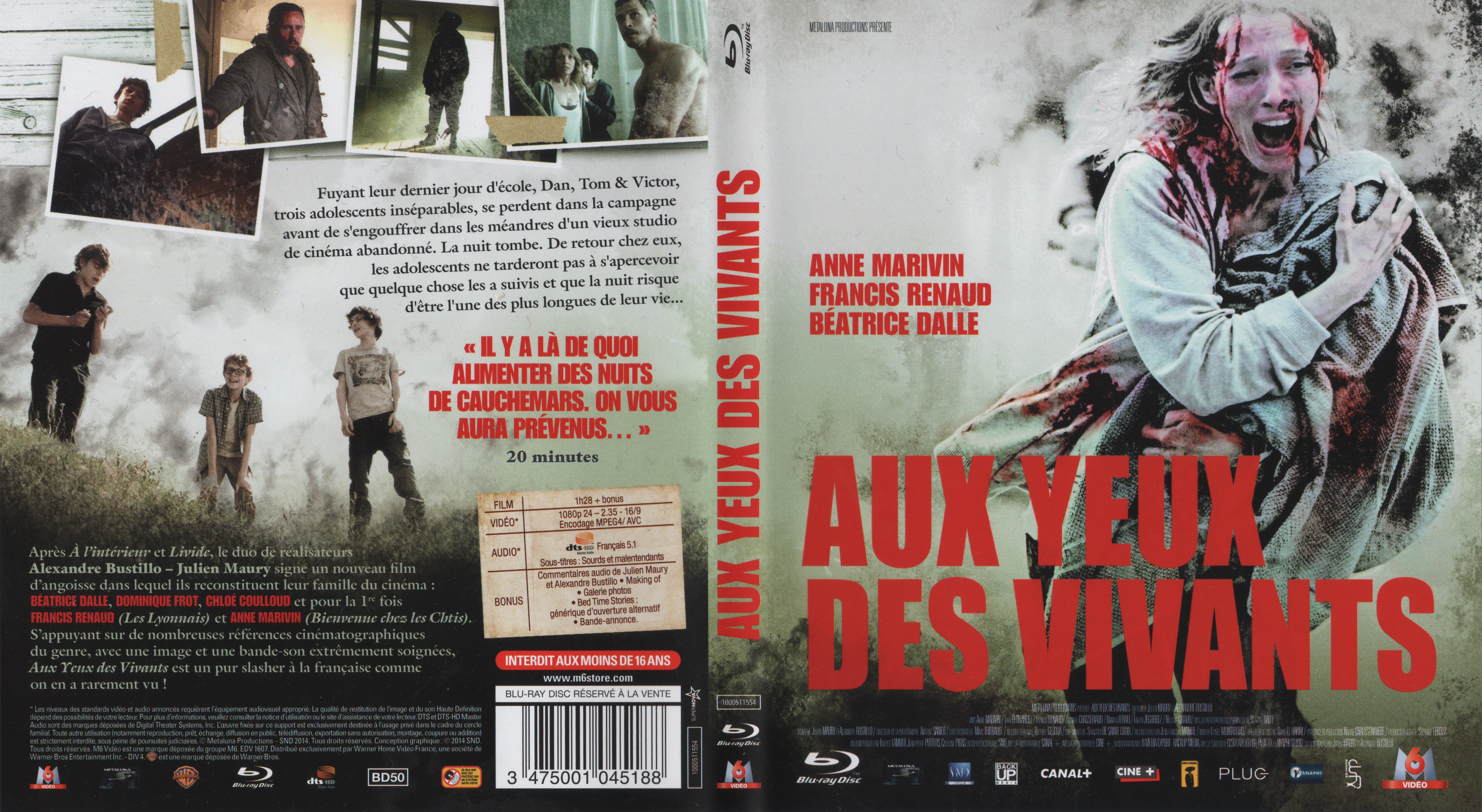 Jaquette DVD Aux yeux des vivants