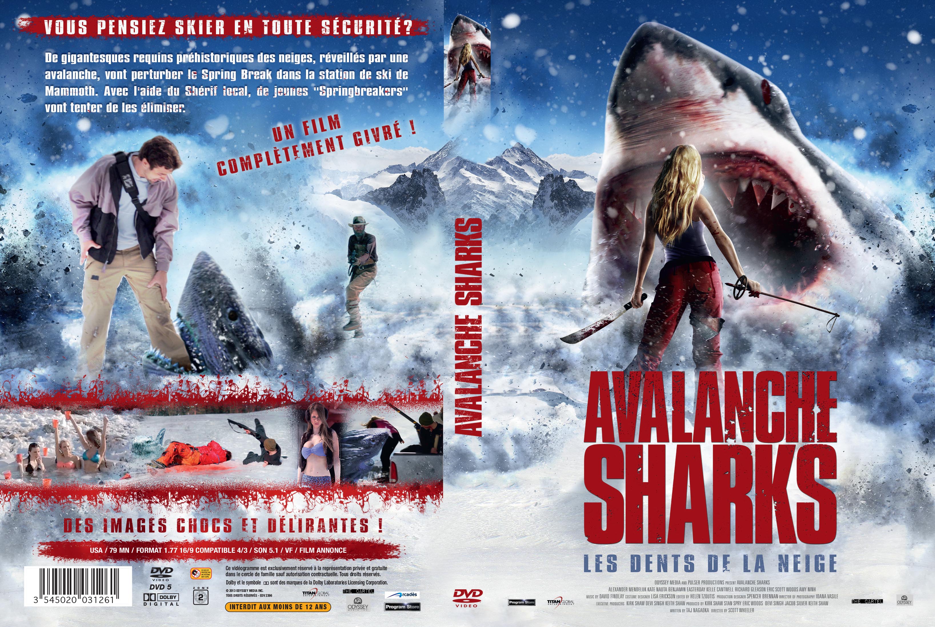 Jaquette DVD Avalanche Sharks
