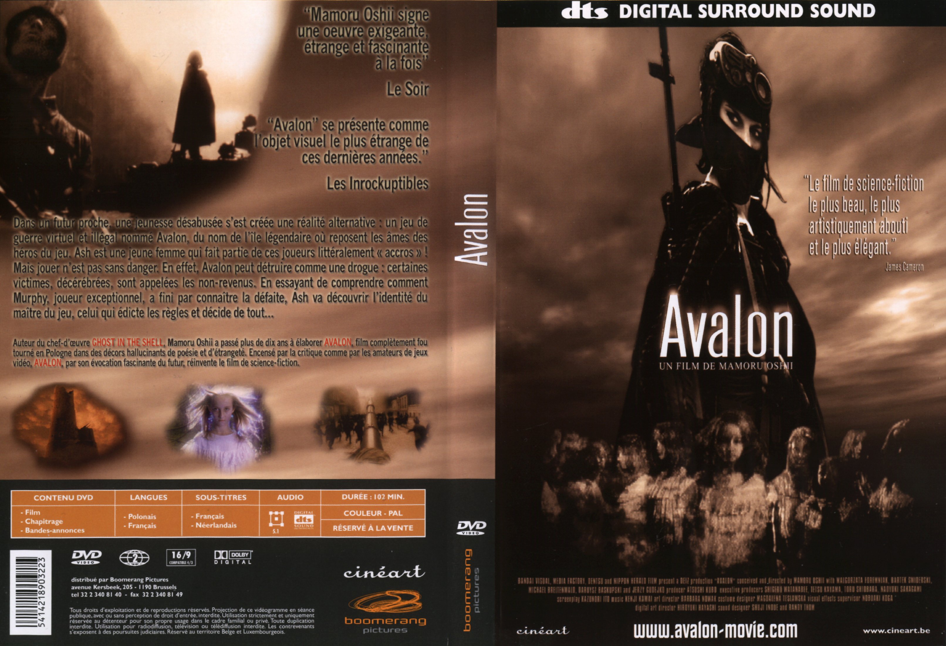 Jaquette DVD Avalon
