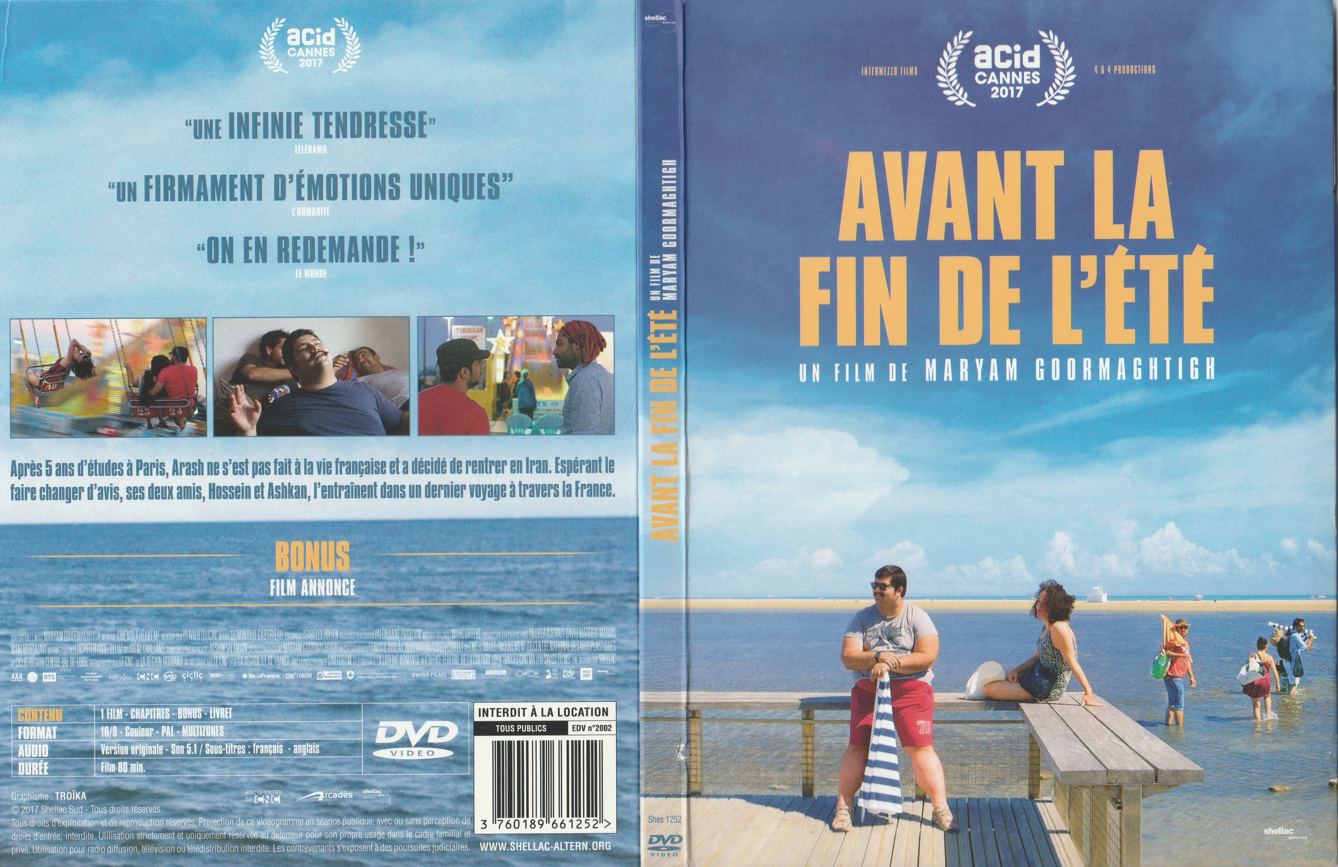 Jaquette DVD Avant la fin de l