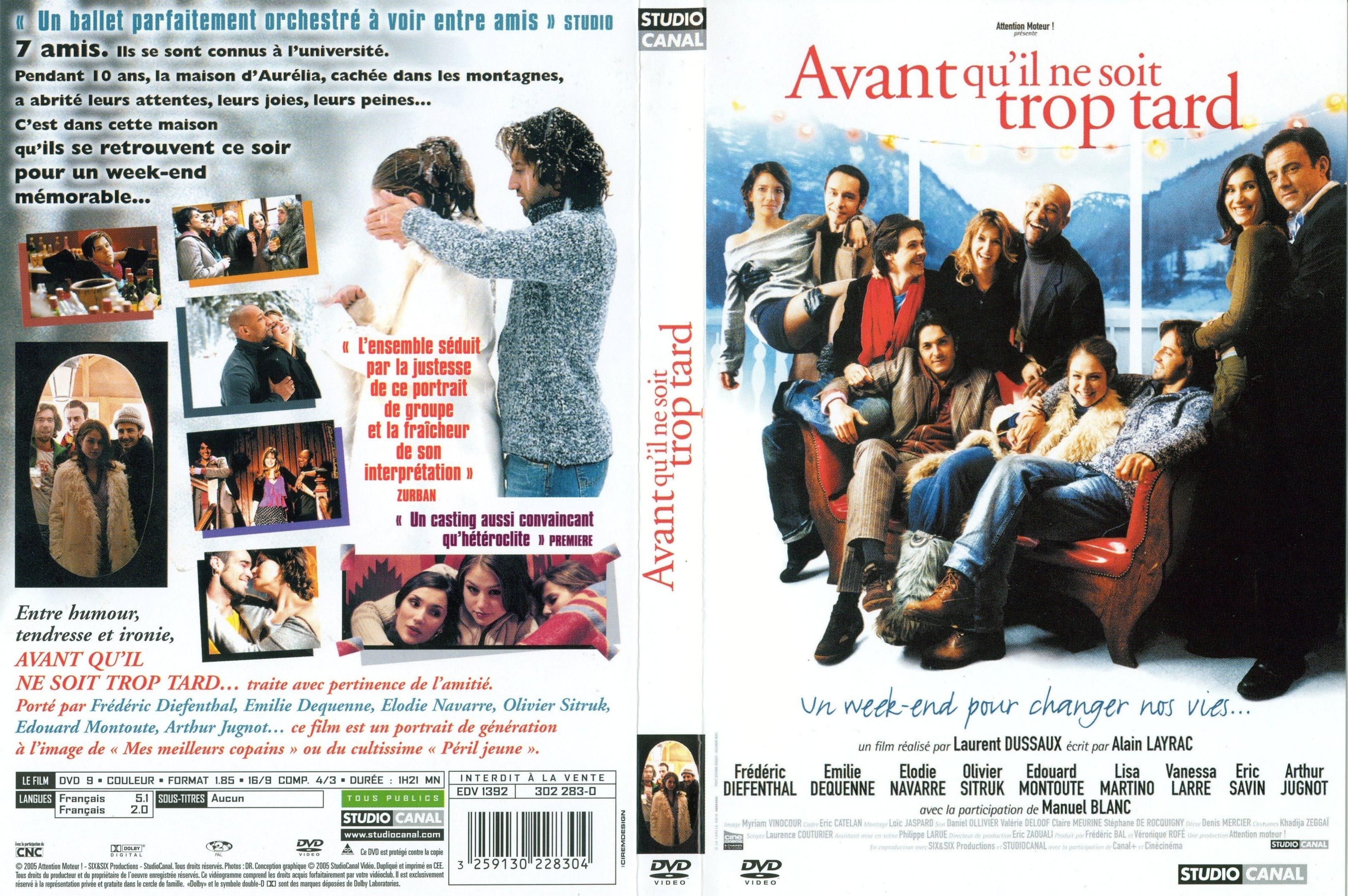 Jaquette DVD Avant qu