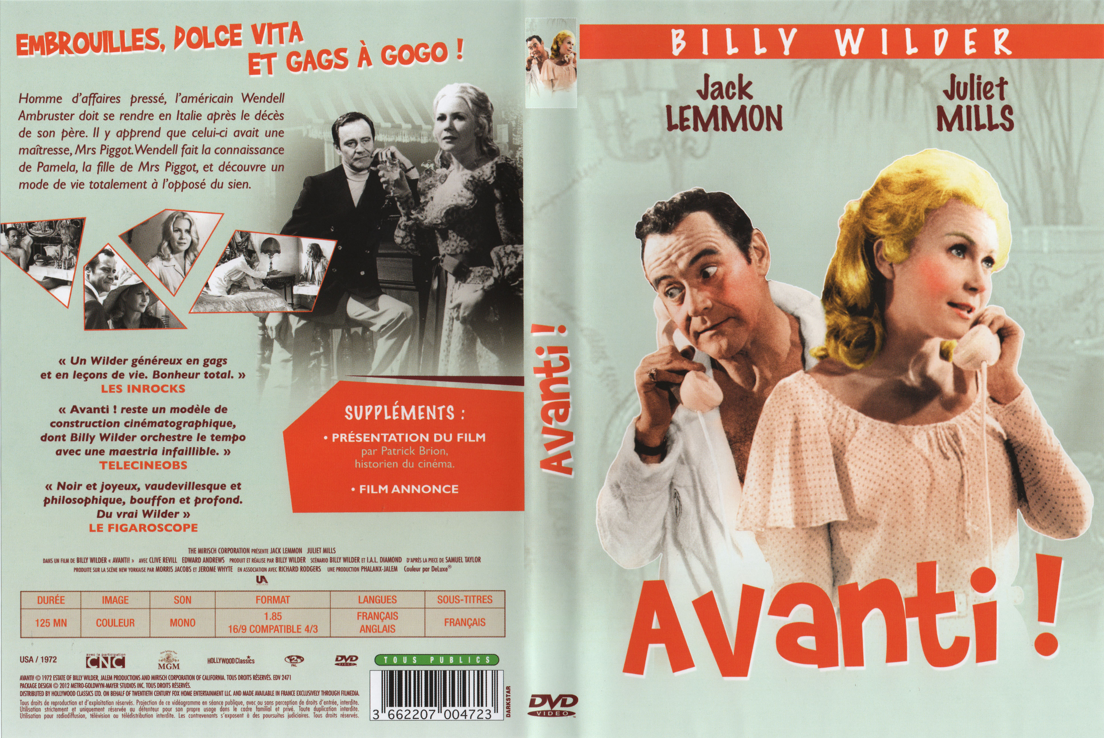 Jaquette DVD Avanti !