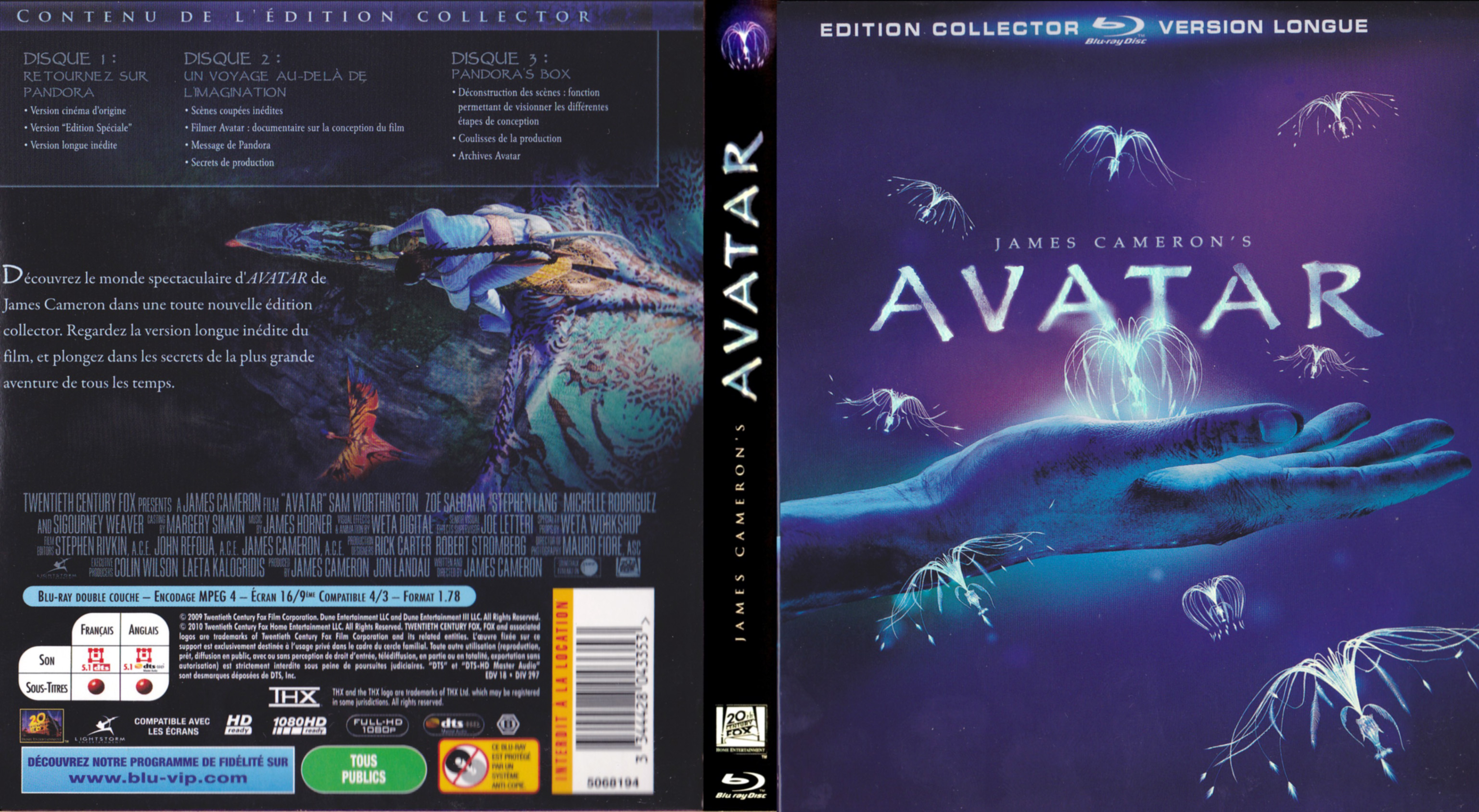 Jaquette DVD Avatar (BLU-RAY) v4