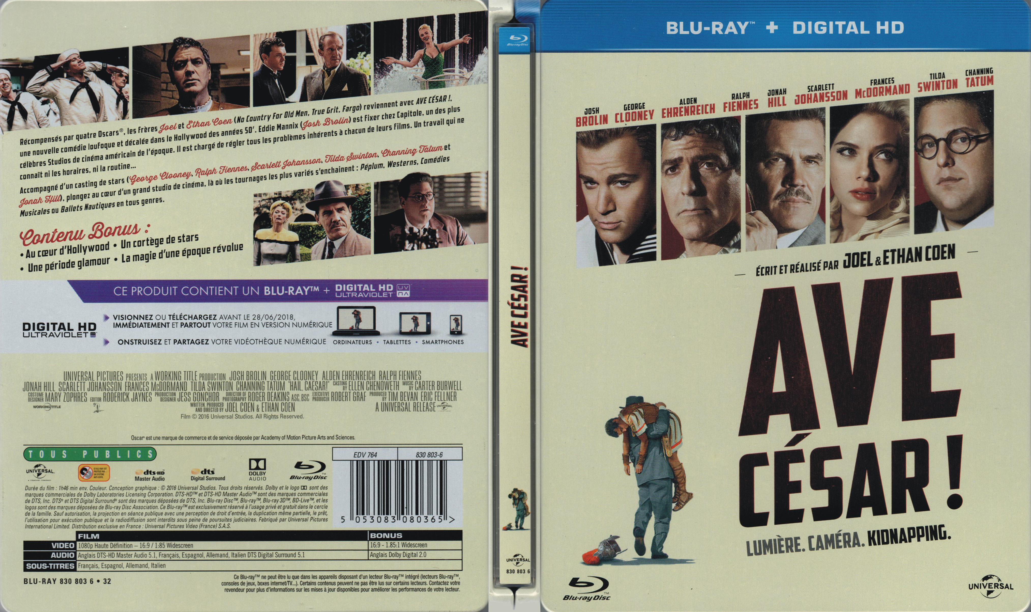 Jaquette DVD Ave Cesar (BLU-RAY)