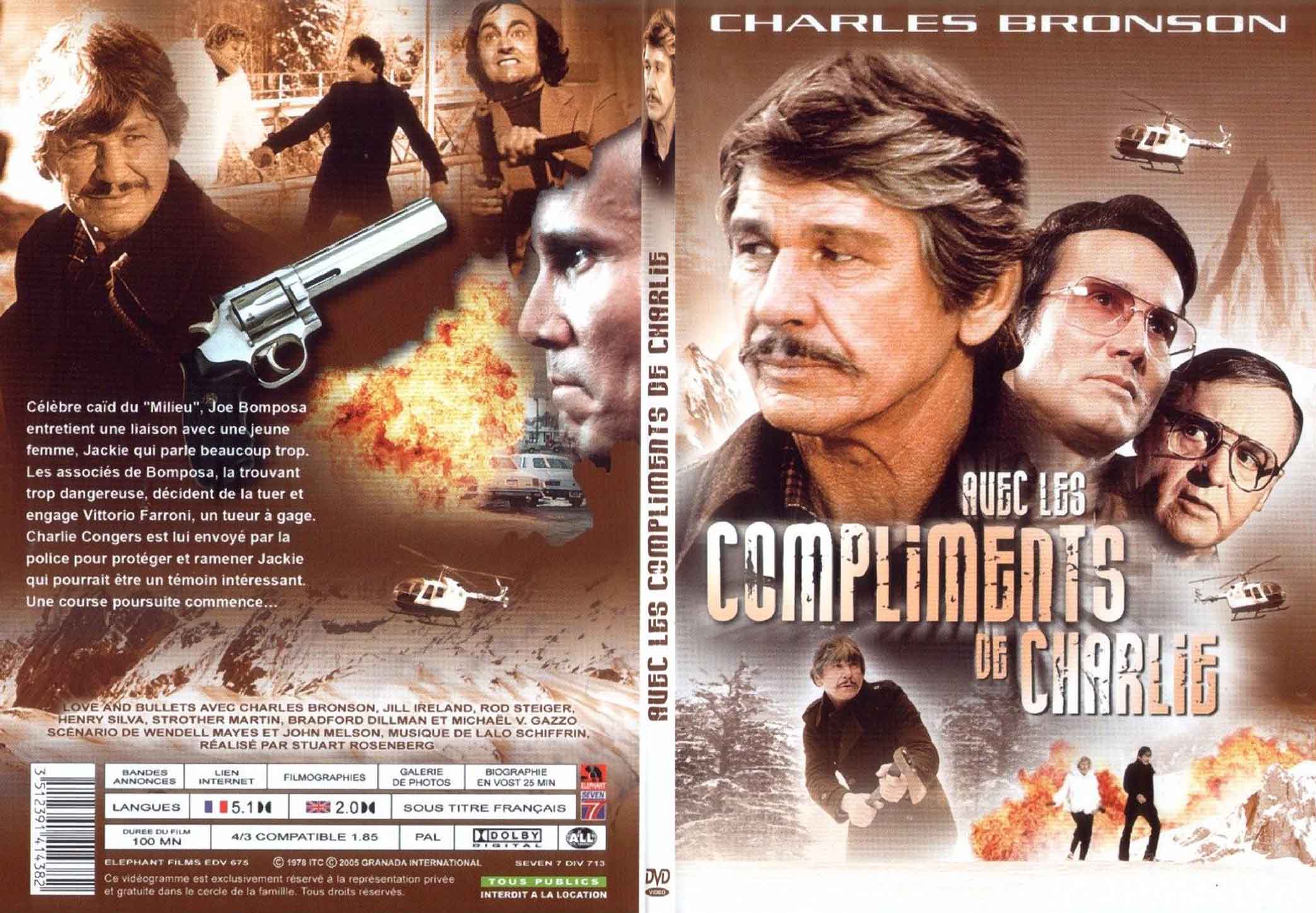 Jaquette DVD Avec les compliments de Charlie - SLIM