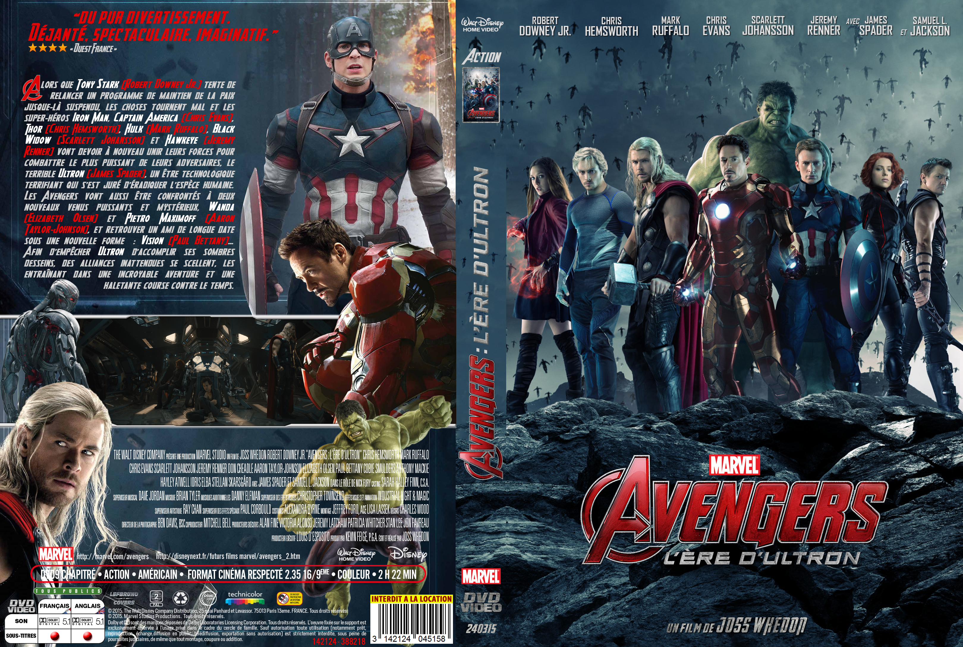 Jaquette DVD Avengers : L