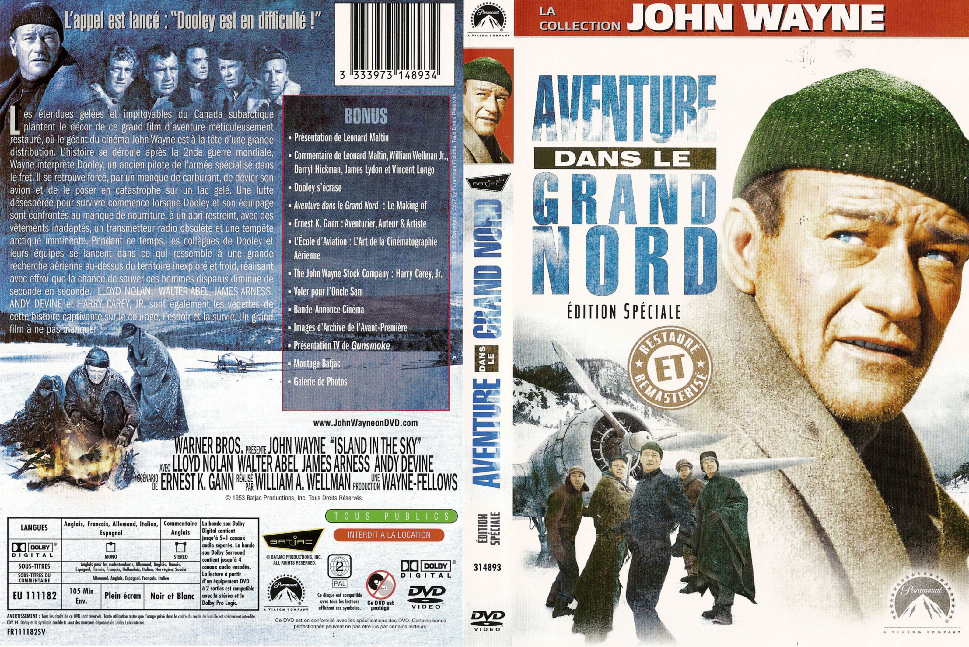 Jaquette DVD Aventure dans le grand nord