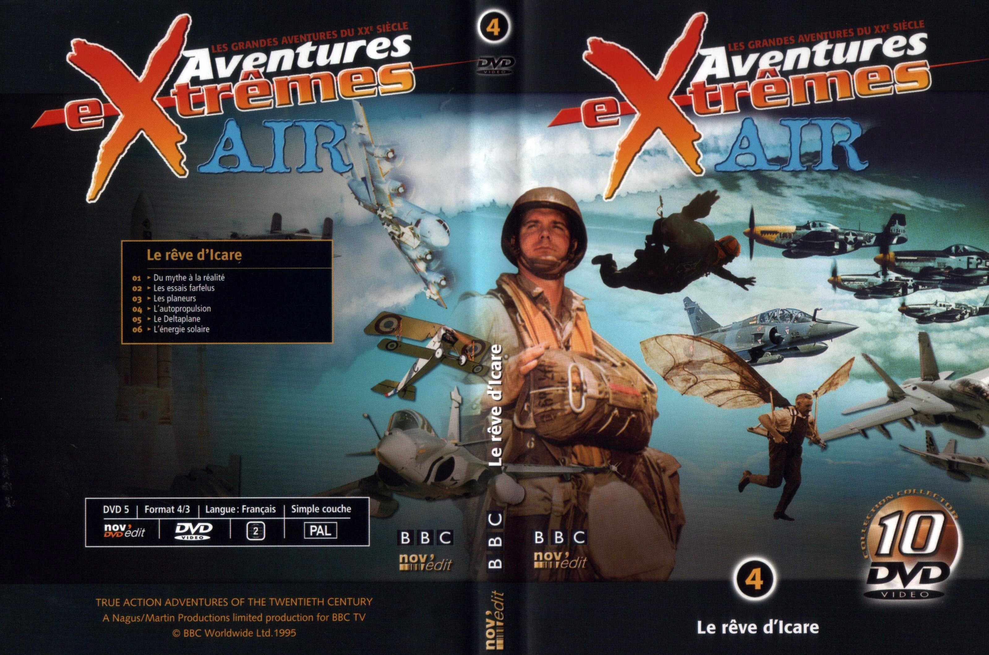 Jaquette DVD Aventures extremes air vol 4 le reve d