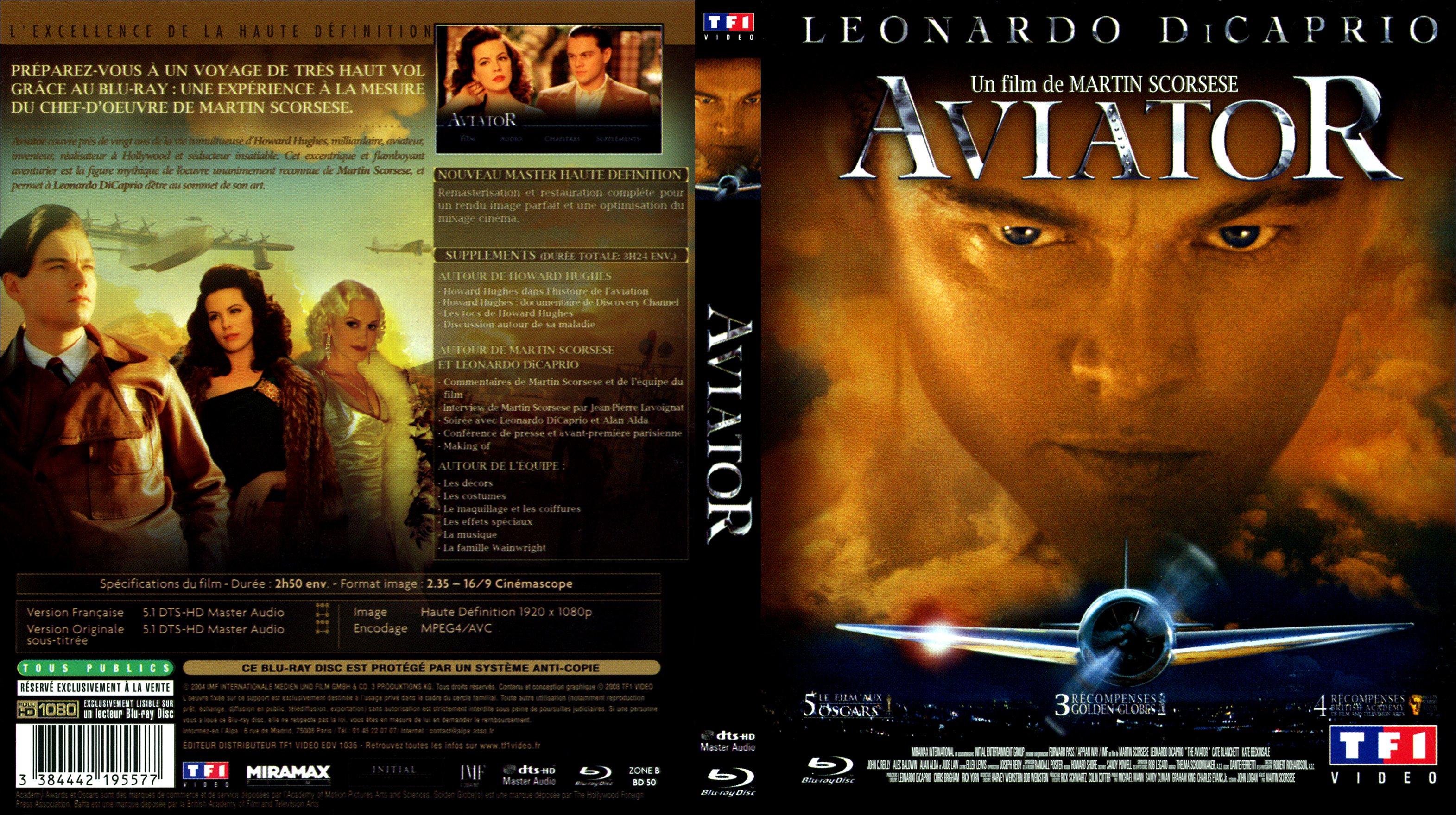 Jaquette DVD Aviator (BLU-RAY)