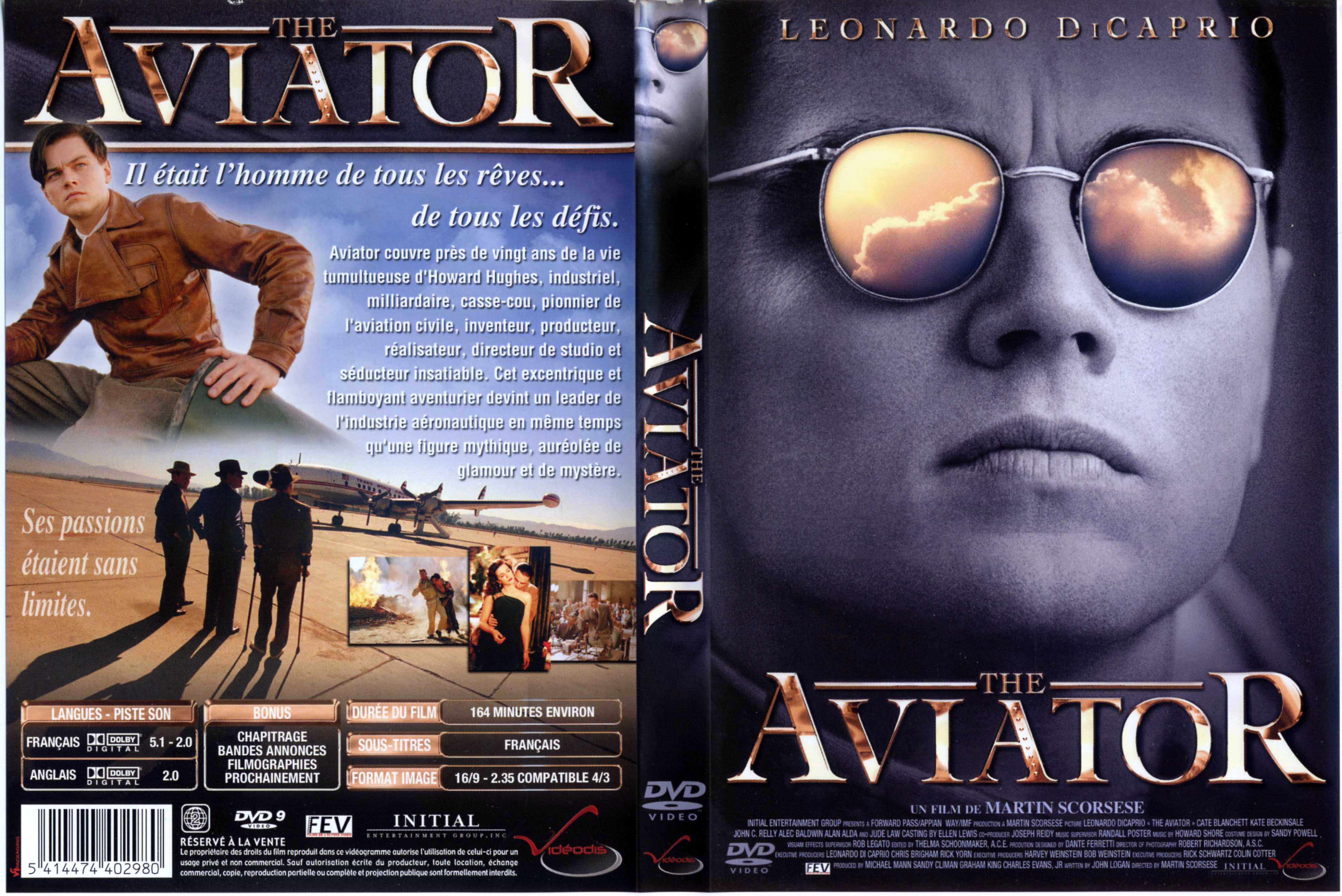 Jaquette DVD Aviator v2