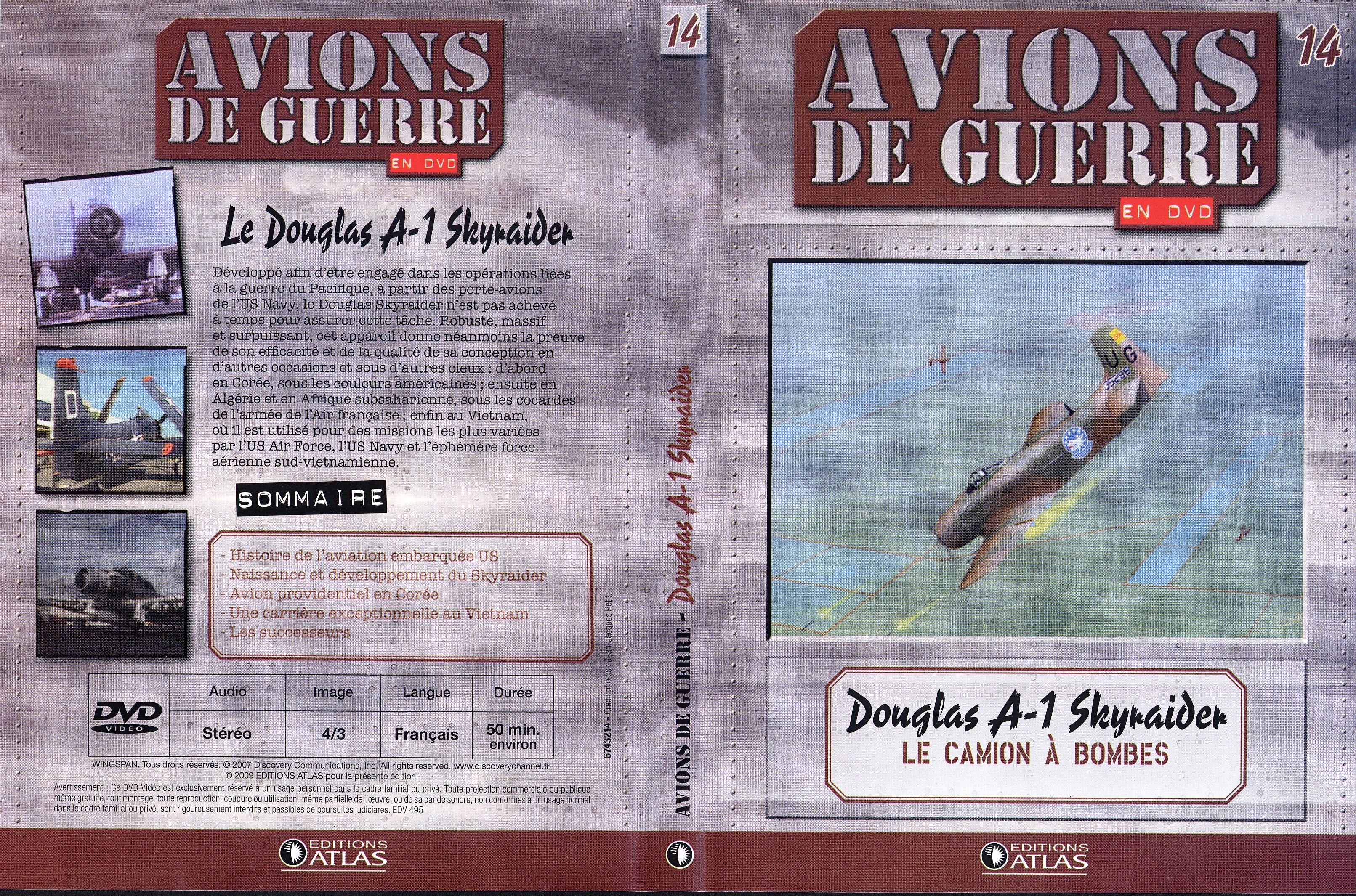 Jaquette DVD Avions de guerre en DVD vol 14