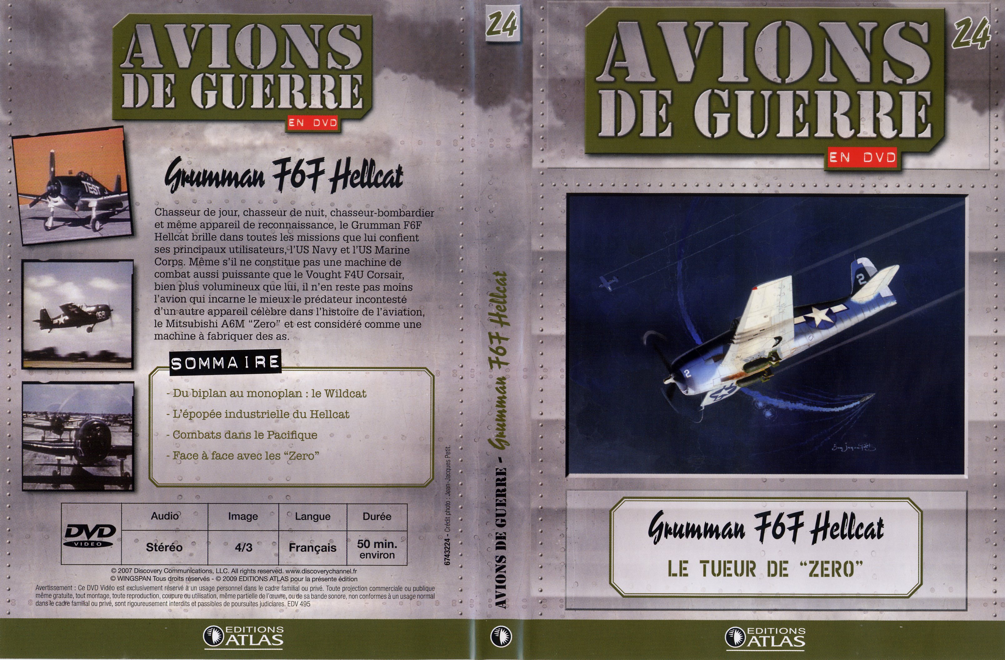 Jaquette DVD Avions de guerre en DVD vol 24