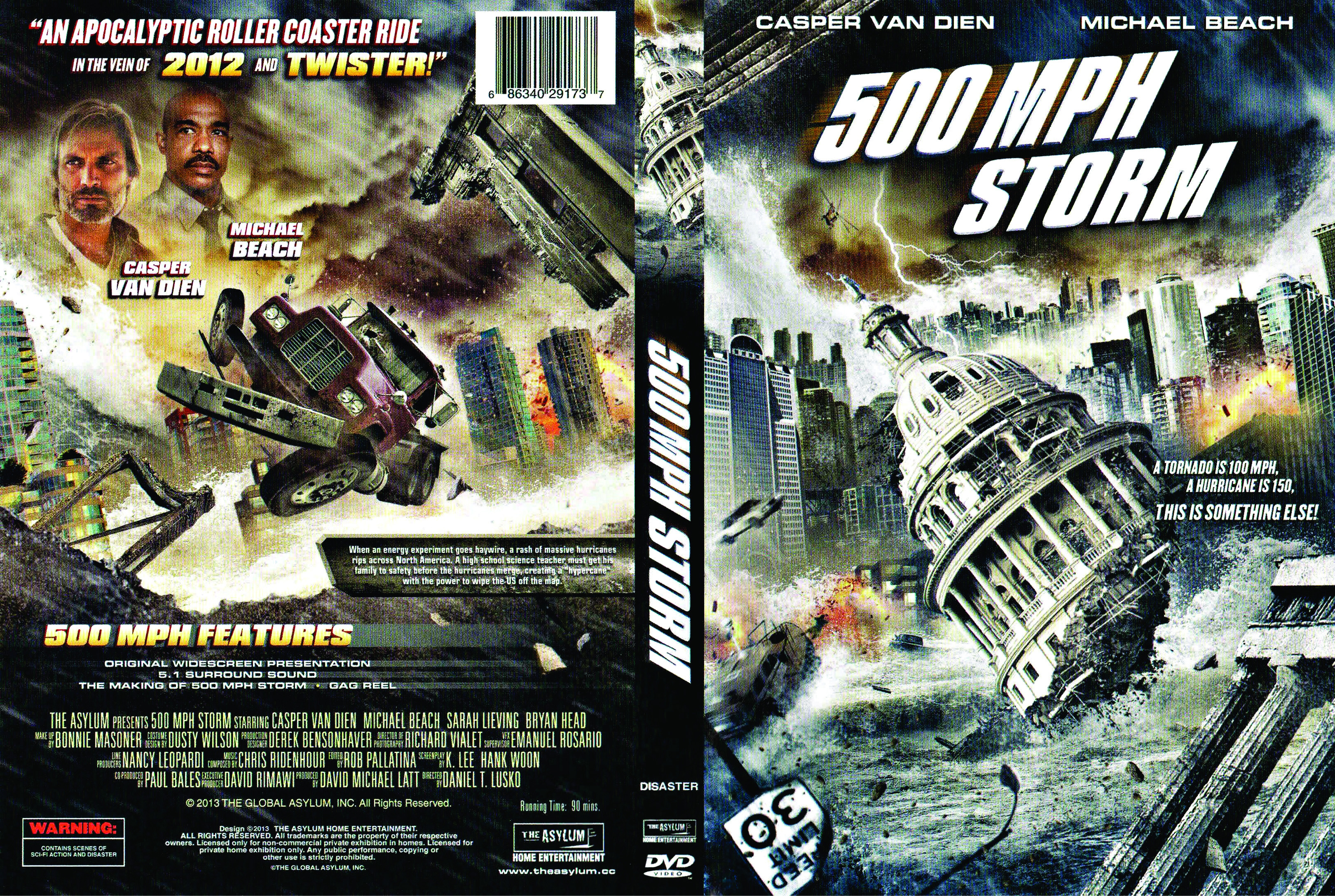 Jaquette DVD Avis de Tempte - 500 Mph Storm Zone 1