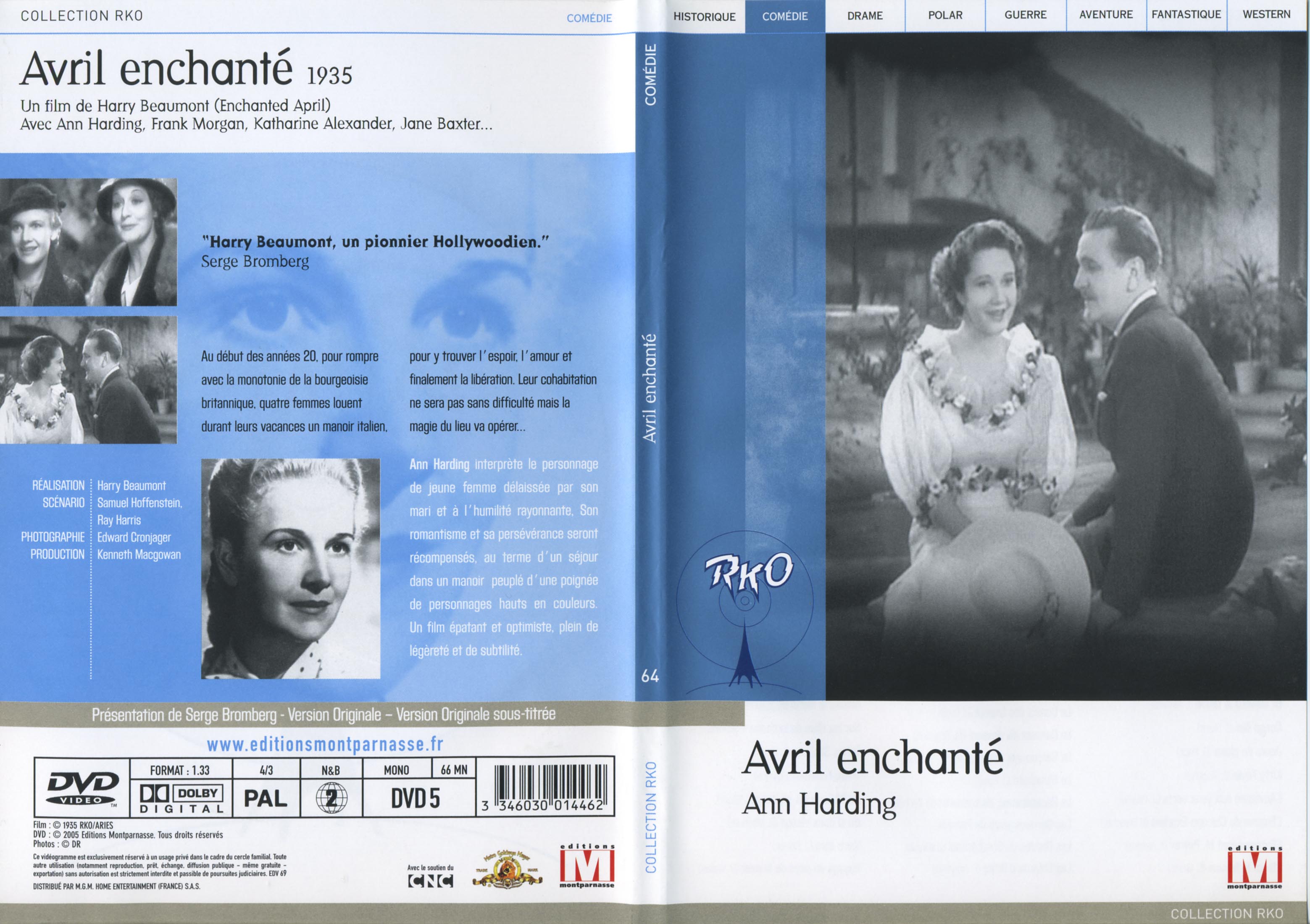 Jaquette DVD Avril enchant (1935)