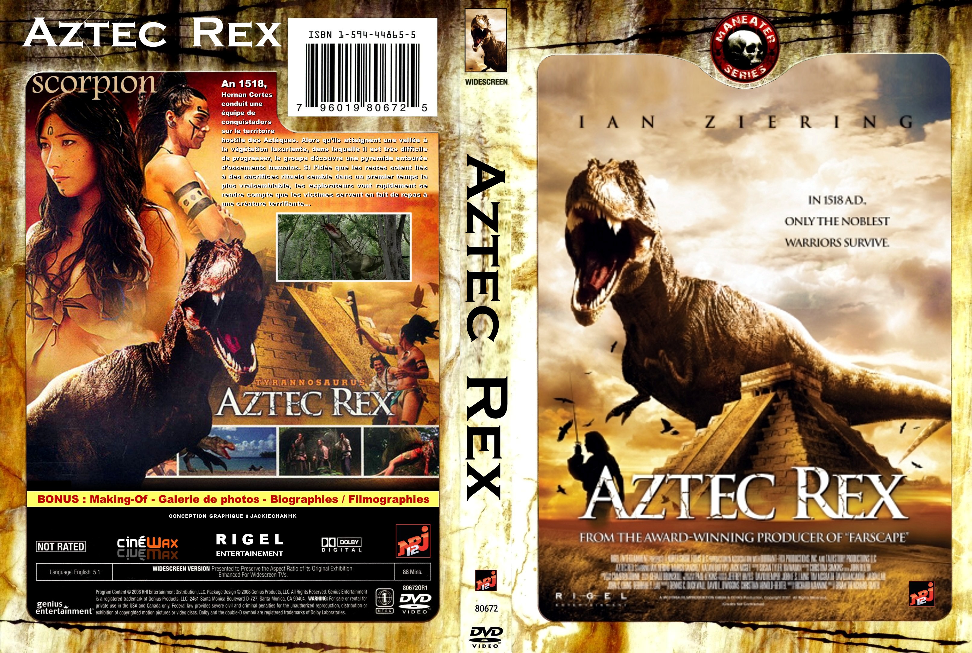 Jaquette DVD Aztec rex custom