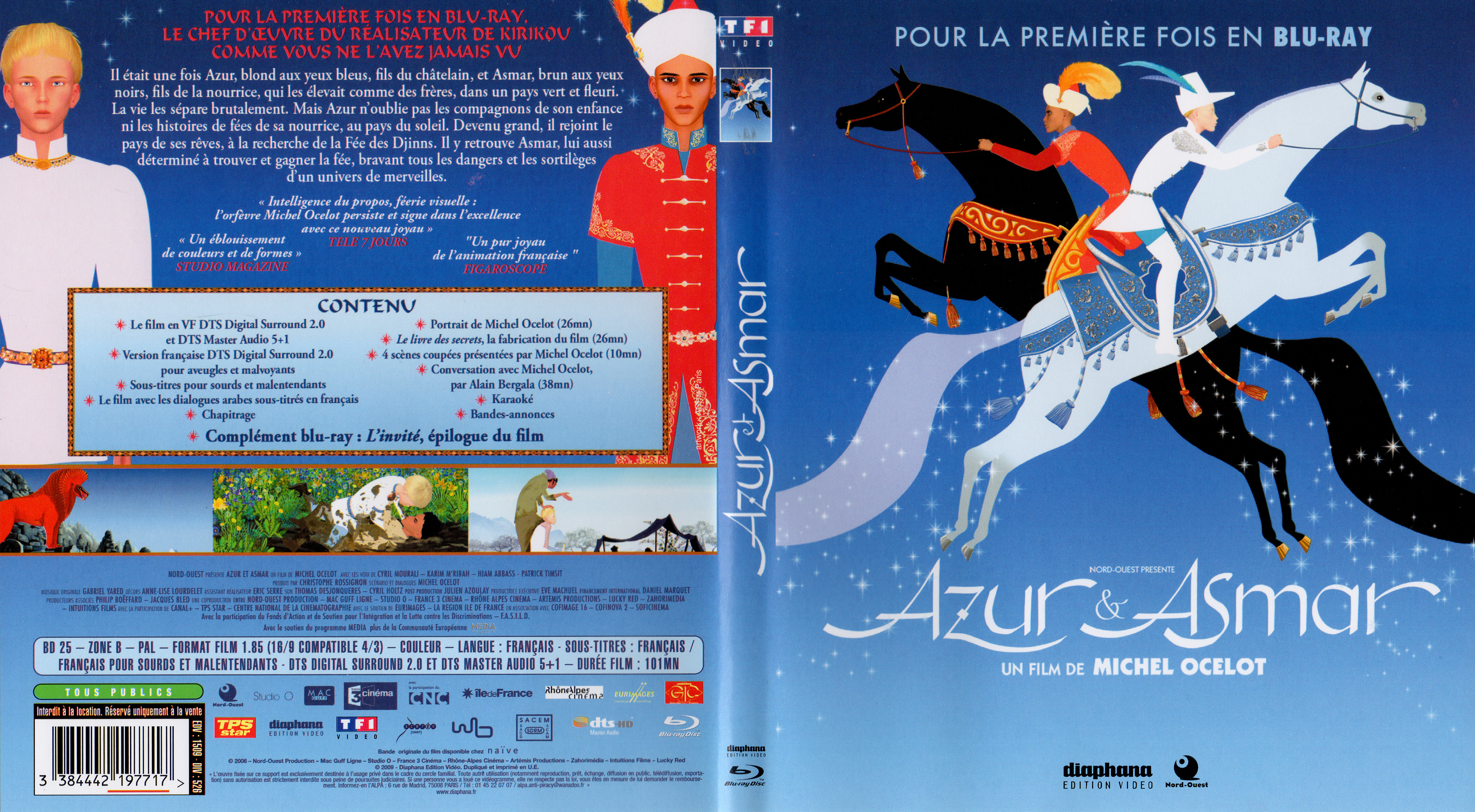 Jaquette DVD Azur et Asmar (BLU-RAY)