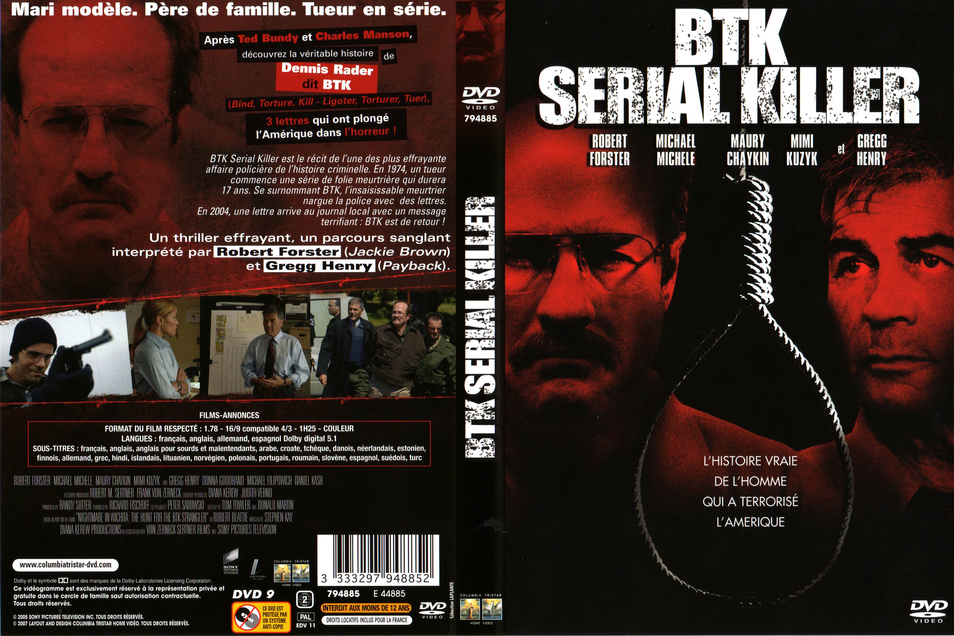 Jaquette DVD BTK serial killer