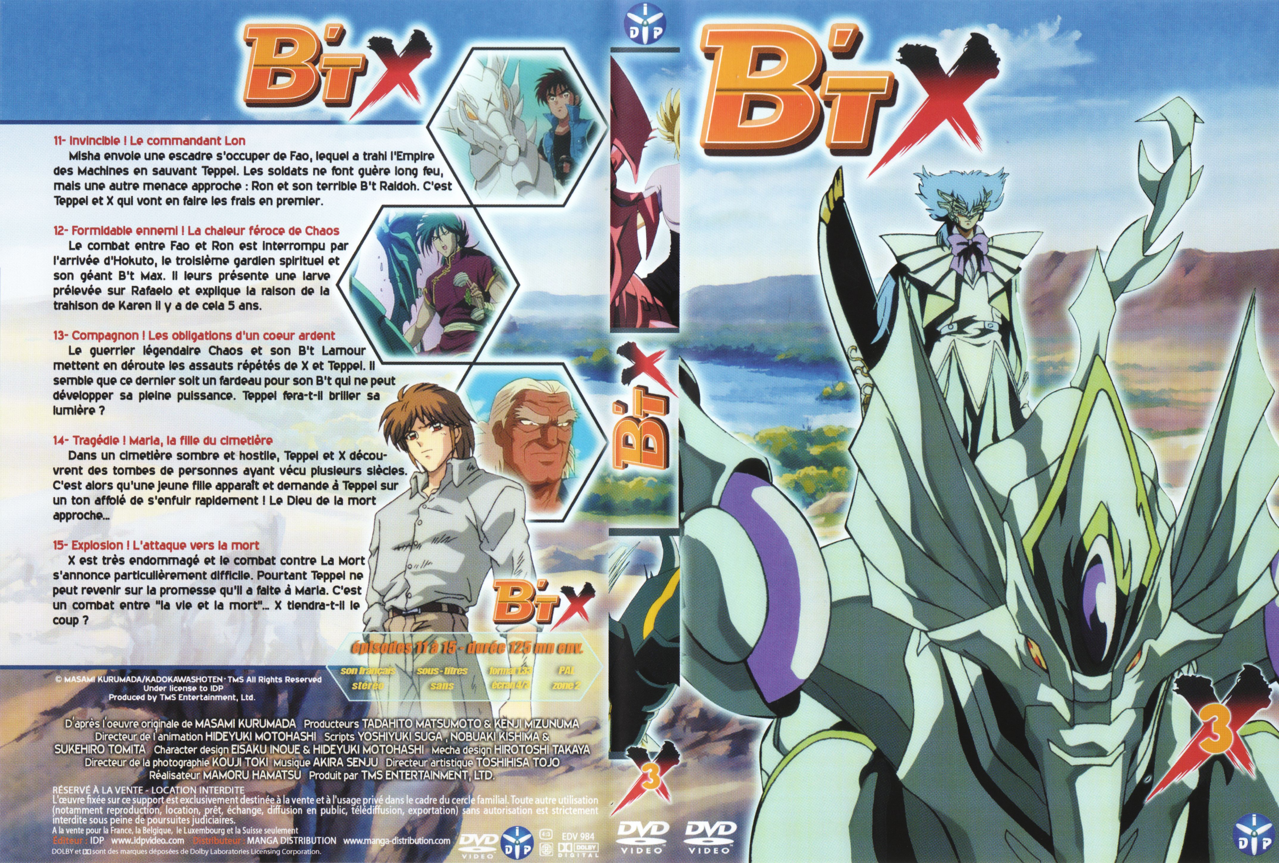 Jaquette DVD BTX vol 3