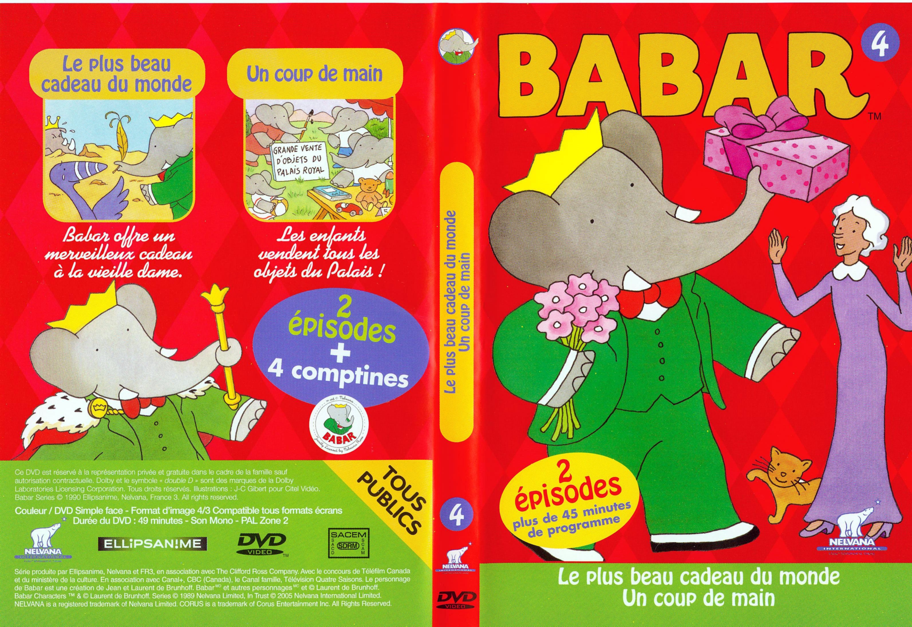Jaquette DVD Babar vol 04