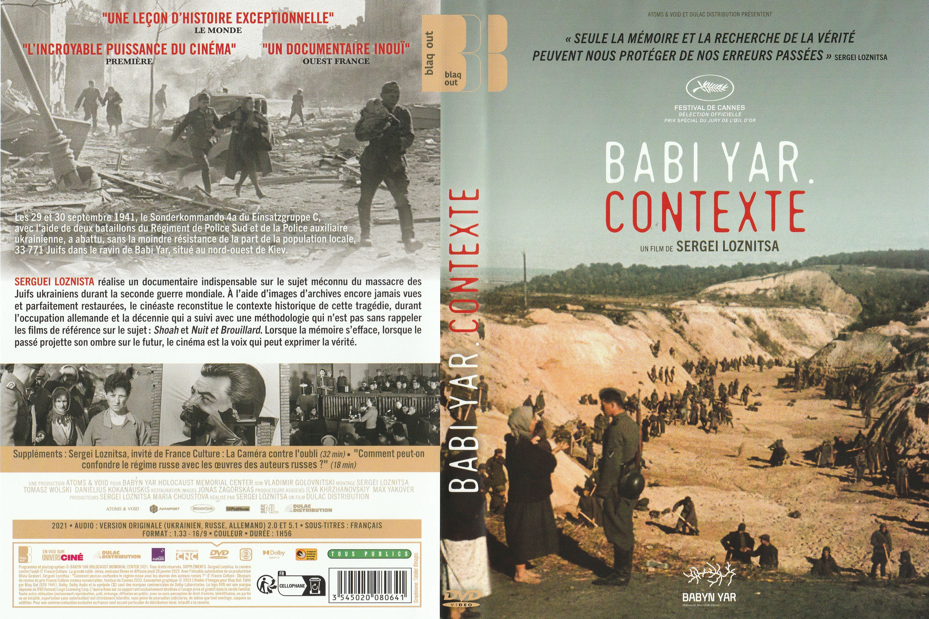 Jaquette DVD Babi Yar Contexte
