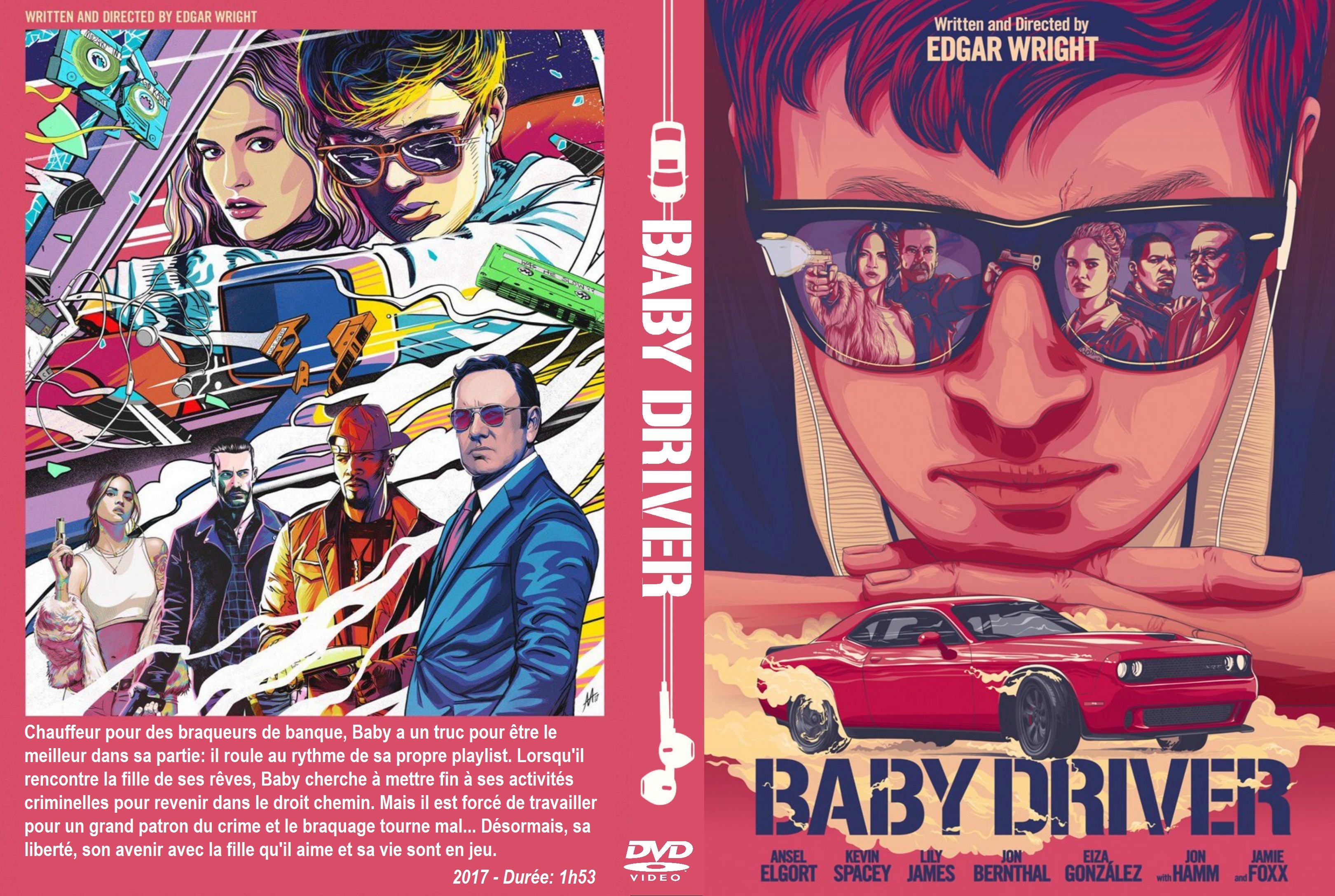 Jaquette DVD Baby Driver custom