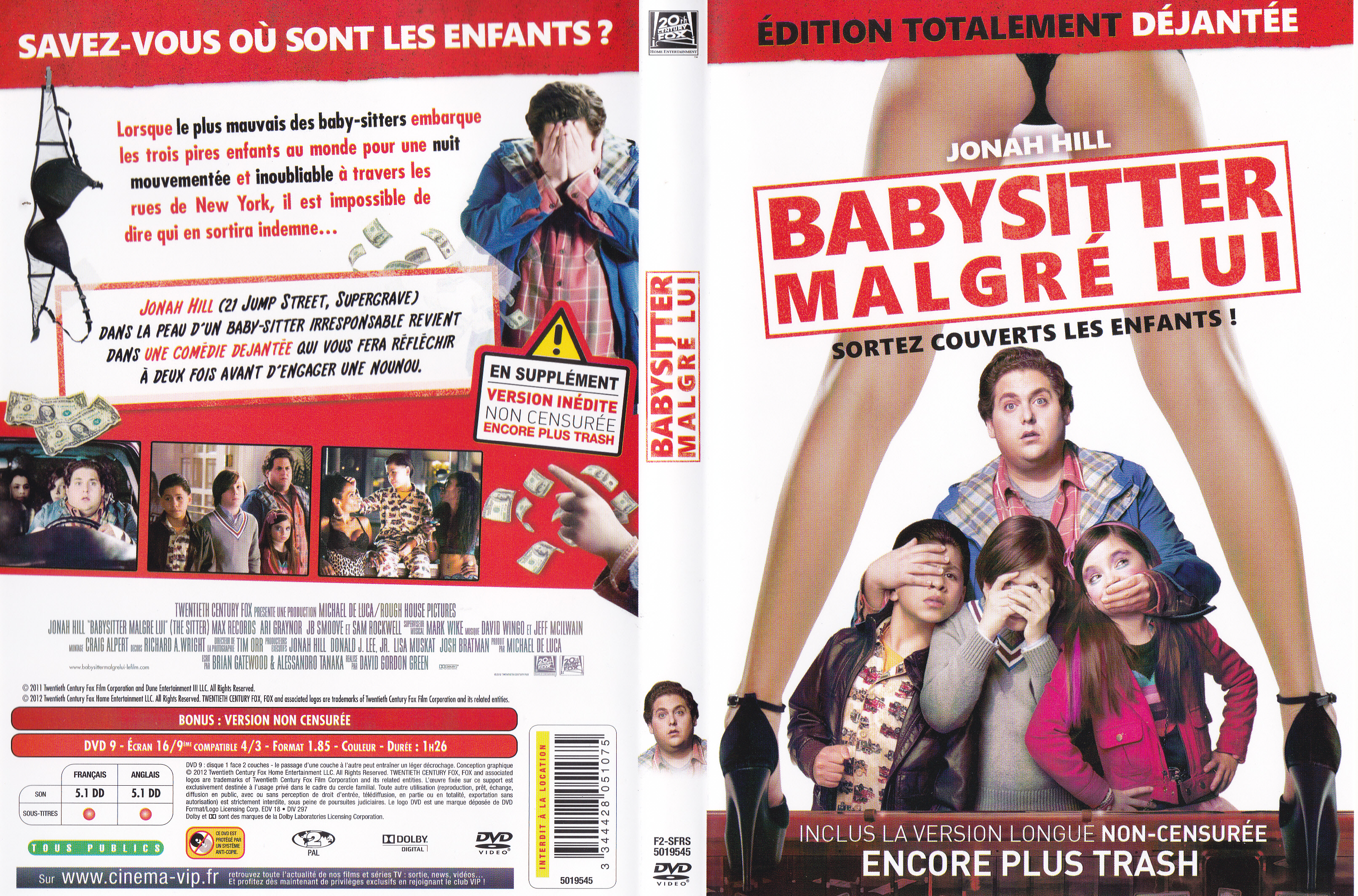 Jaquette DVD Baby-Sitter malgr lui